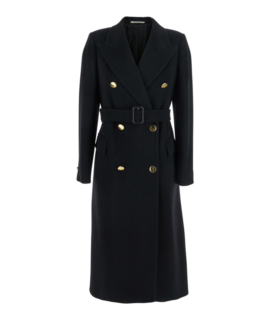 TAGLIATORE Черное шерстяное пальто, фото 1