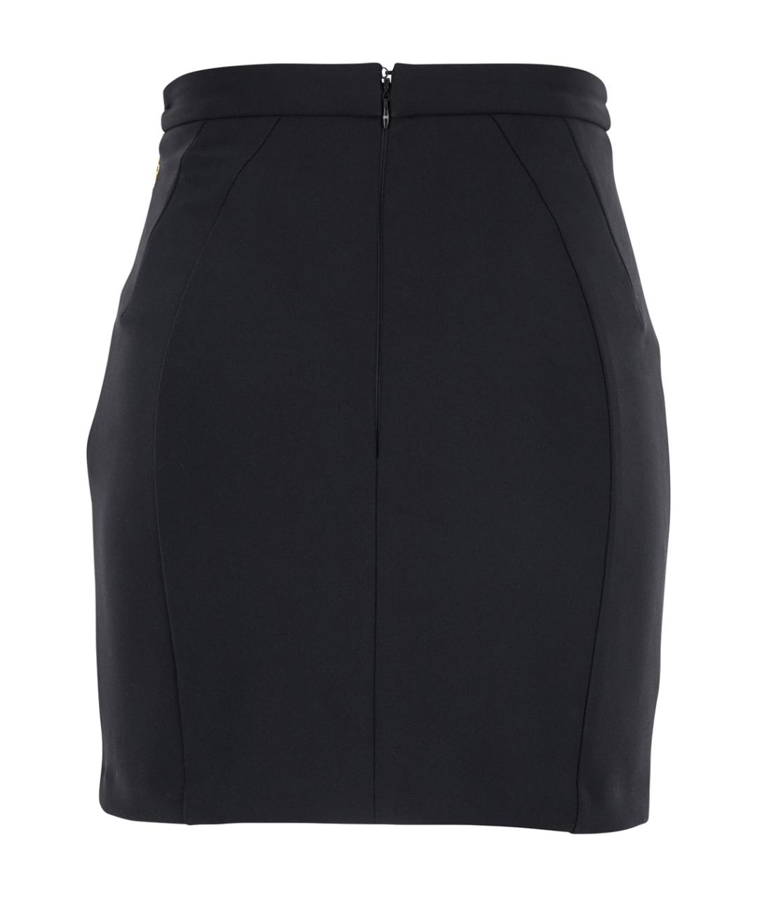 ELISABETTA FRANCHI Черная юбка мини, фото 2