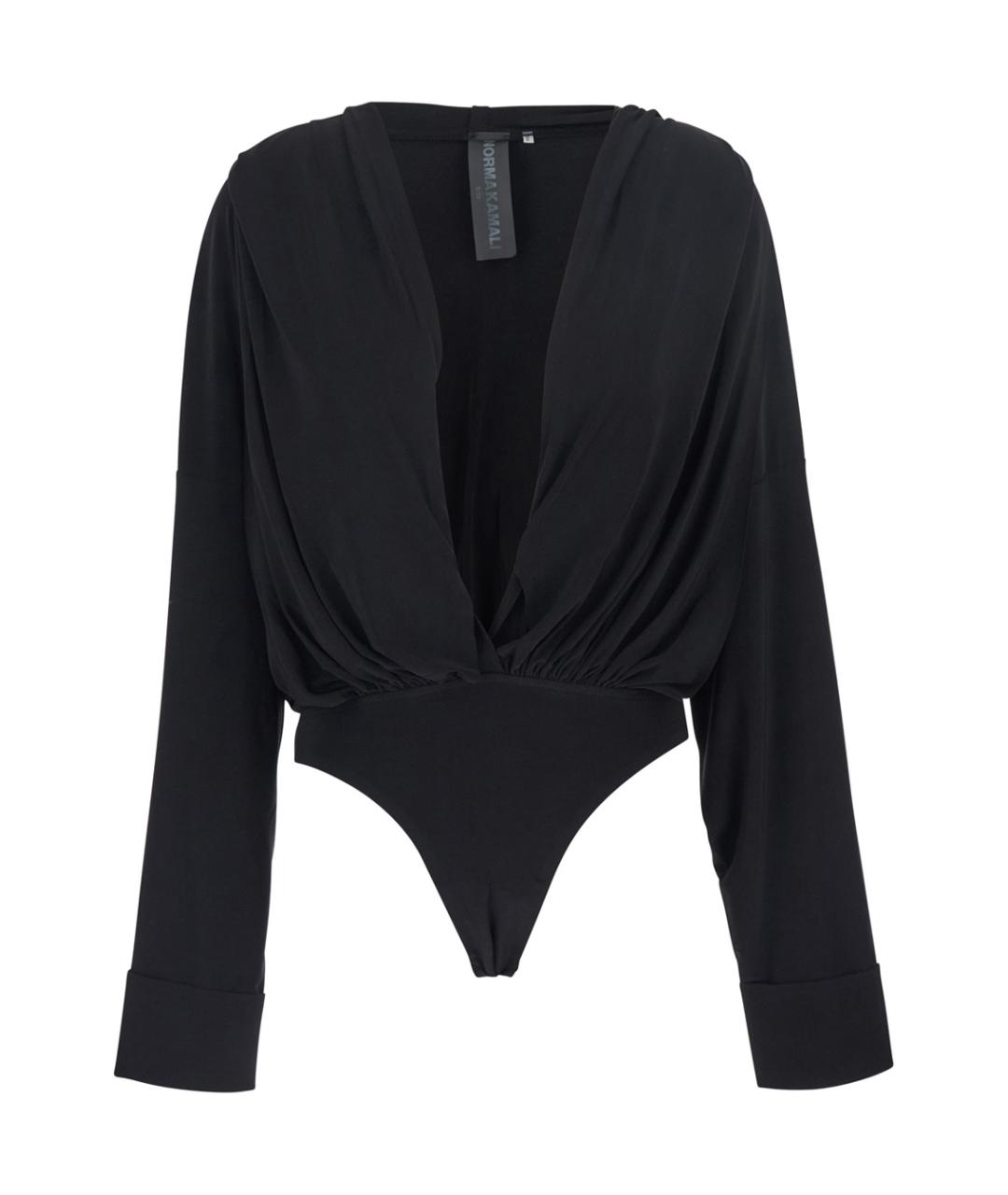 NORMA KAMALI Черная полиэстеровая блузы, фото 1