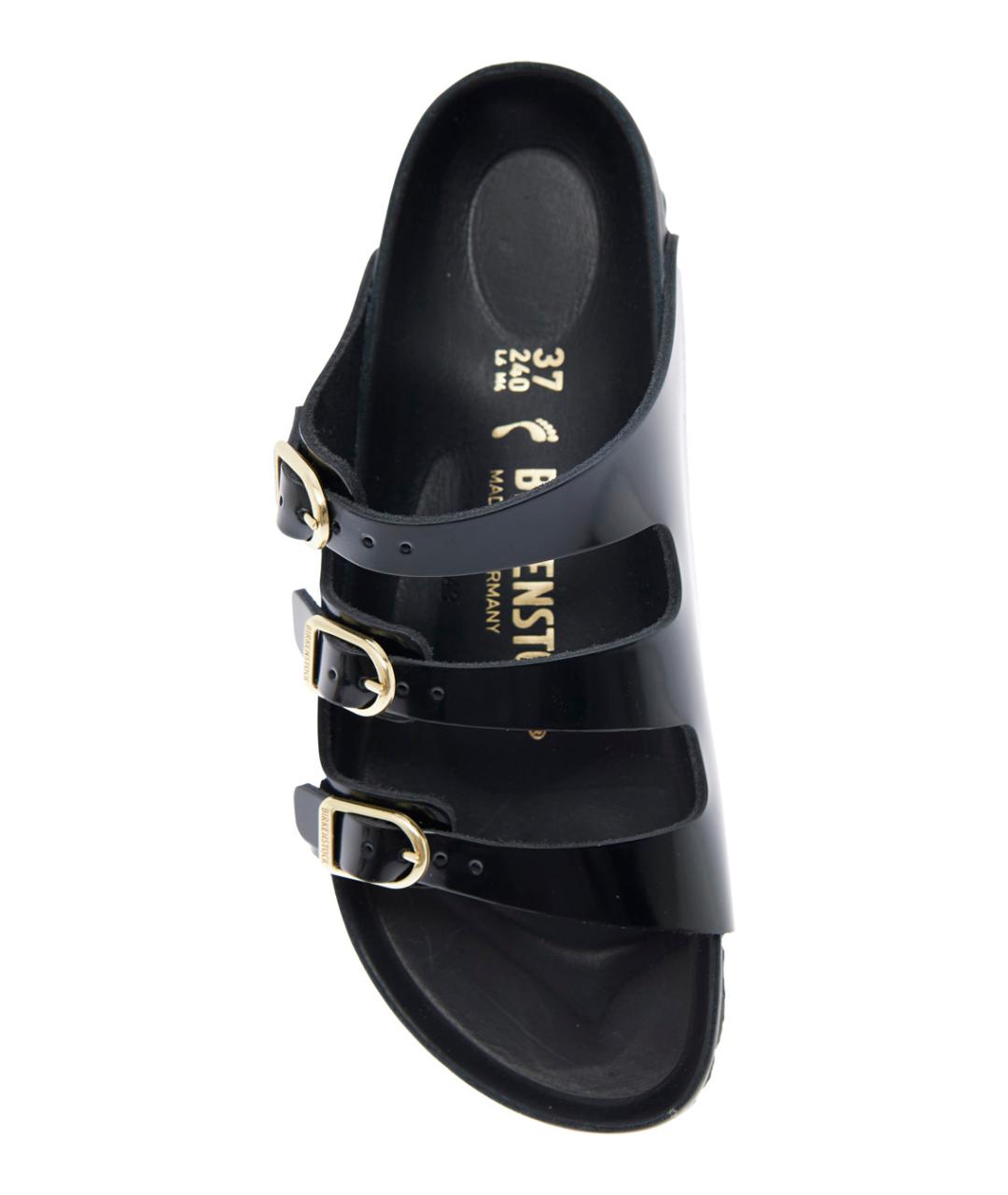 BIRKENSTOCK Черные кожаные сандалии, фото 4