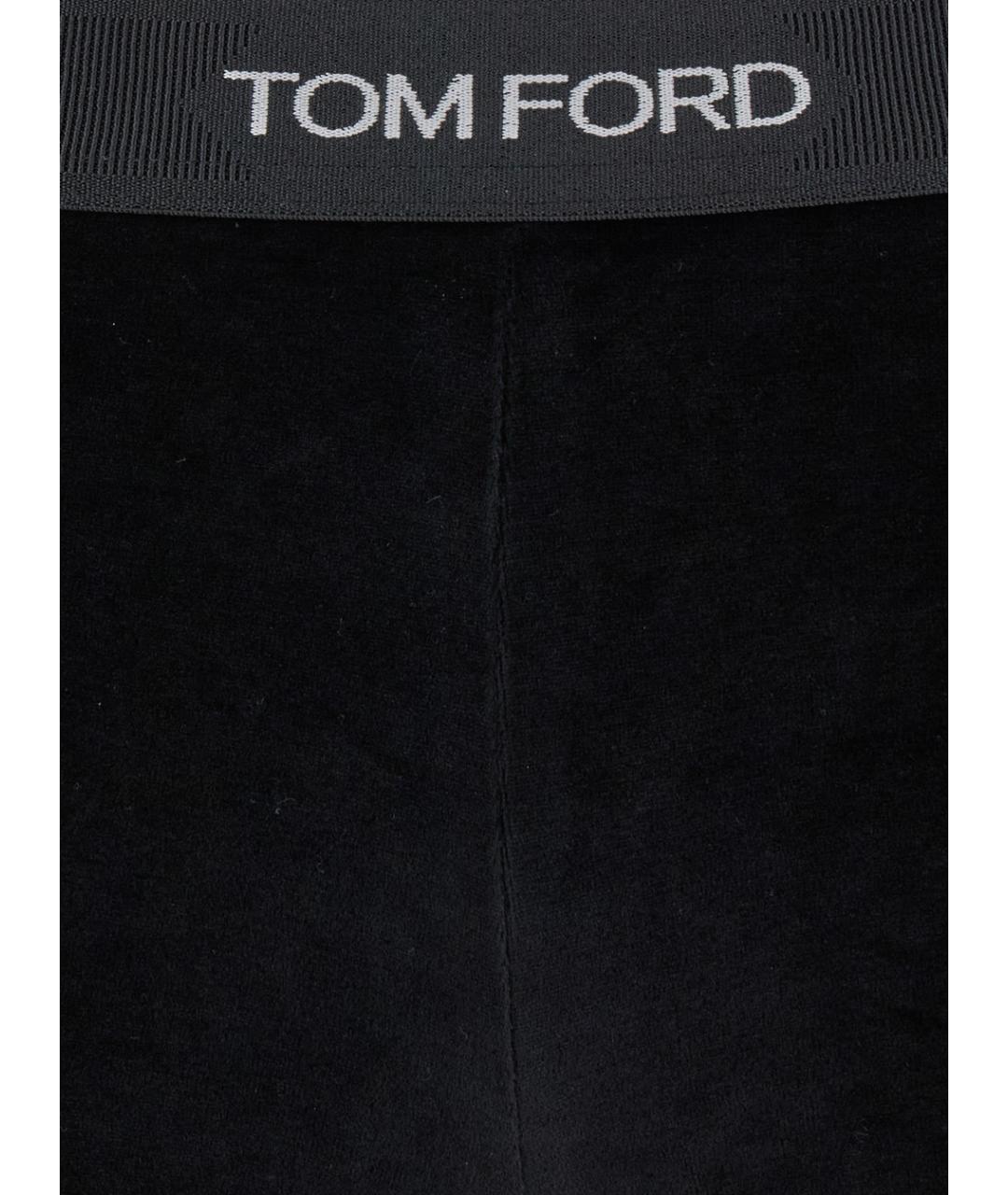 TOM FORD Черные ацетатные леггинсы и велосипедки, фото 3