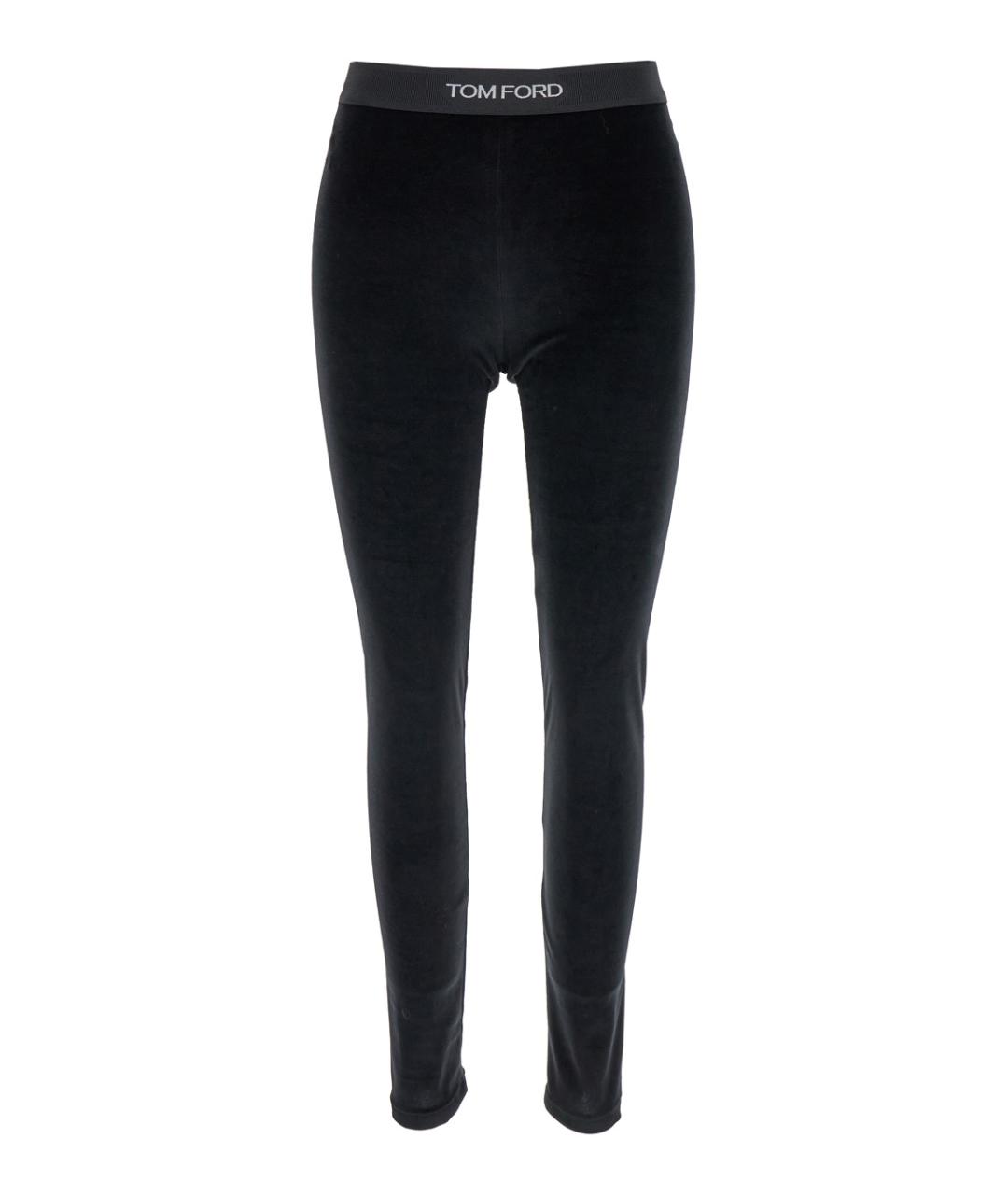 TOM FORD Черные ацетатные леггинсы и велосипедки, фото 1