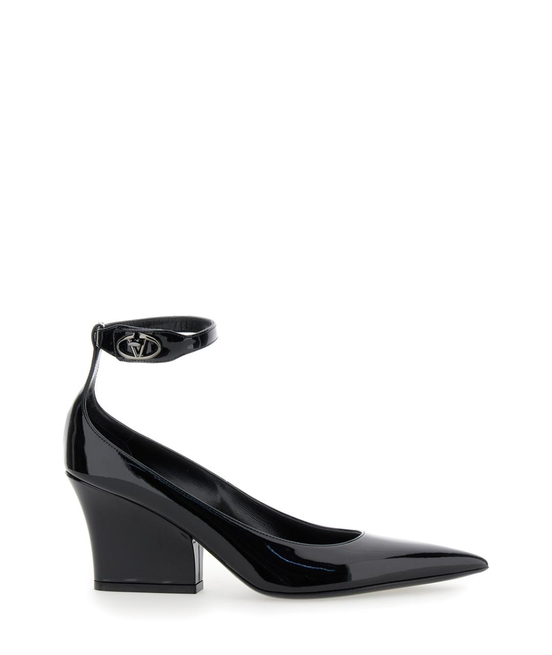 VALENTINO Черные кожаные туфли, фото 1