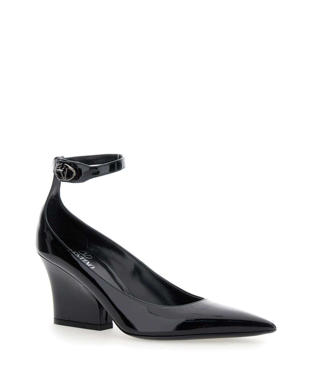 VALENTINO Черные кожаные туфли, фото 2