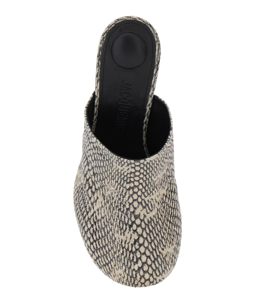 JACQUEMUS Мульти кожаные мюли, фото 4