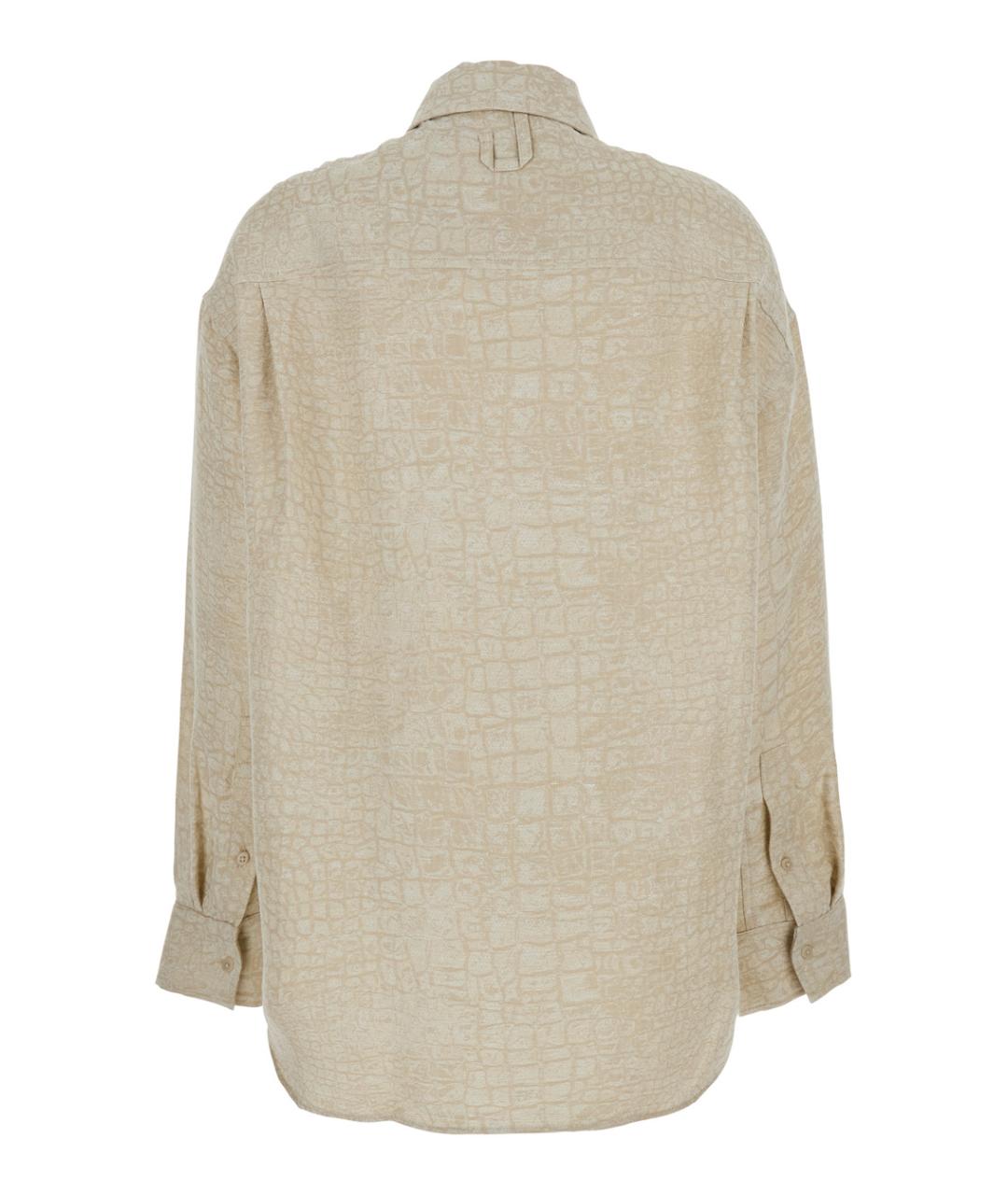 JACQUEMUS Бежевая льняная рубашка, фото 2