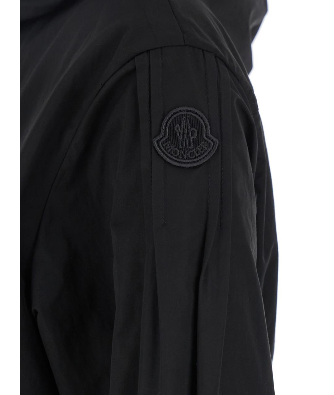 MONCLER Черная полиэстеровая куртка, фото 3