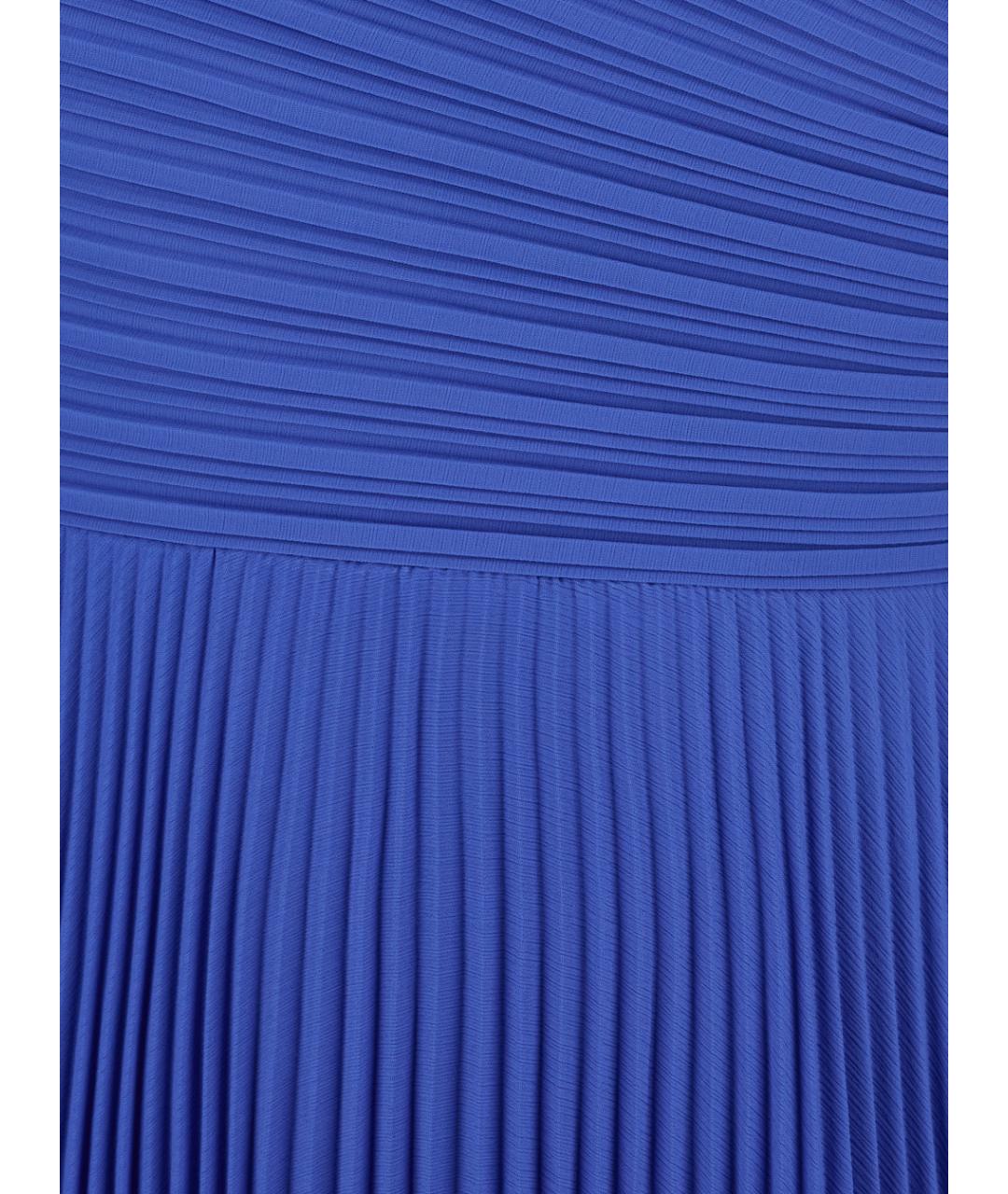 SOLACE LONDON Синее полиэстеровое вечернее платье, фото 3