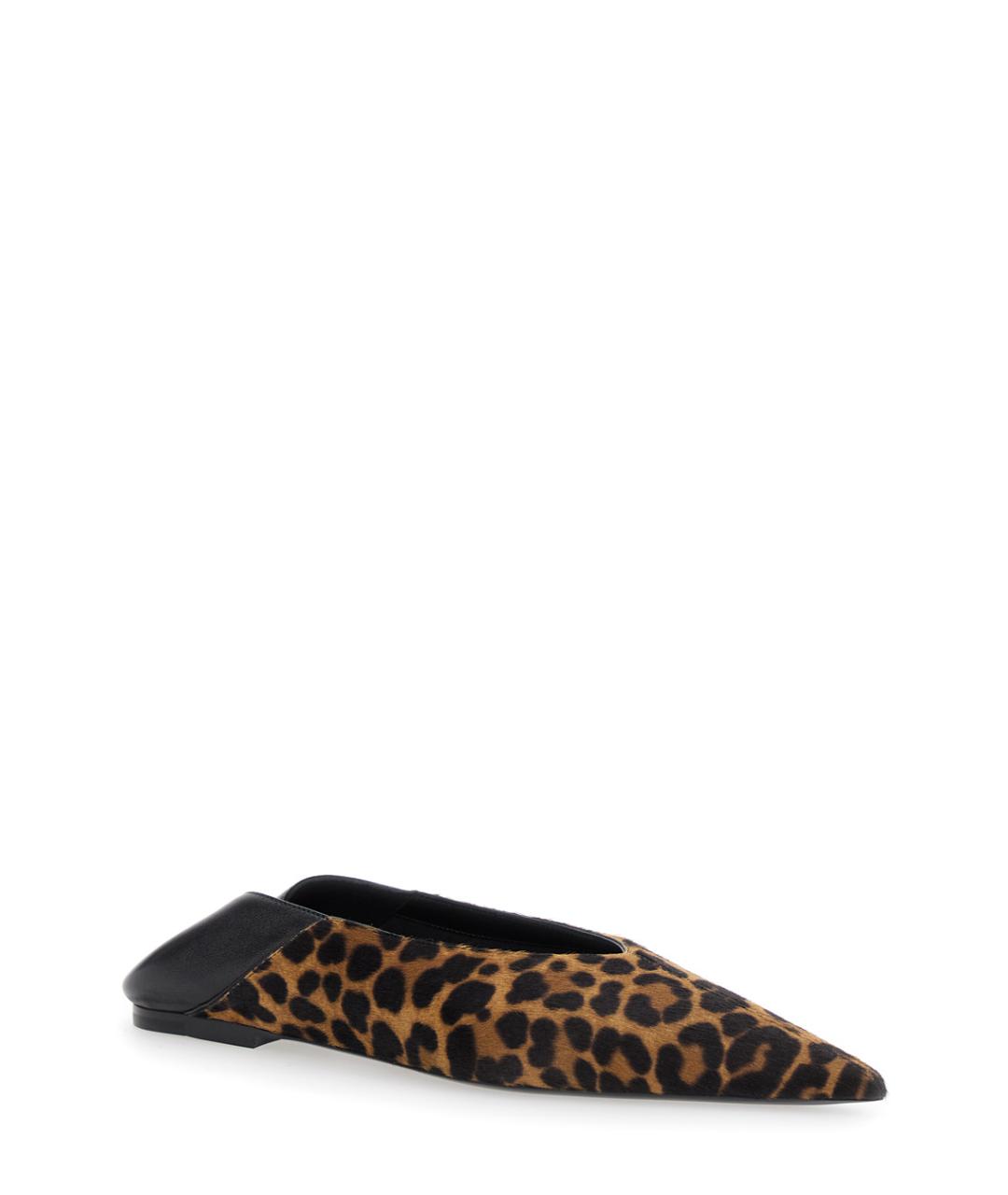 SAINT LAURENT Мульти кожаные балетки, фото 2