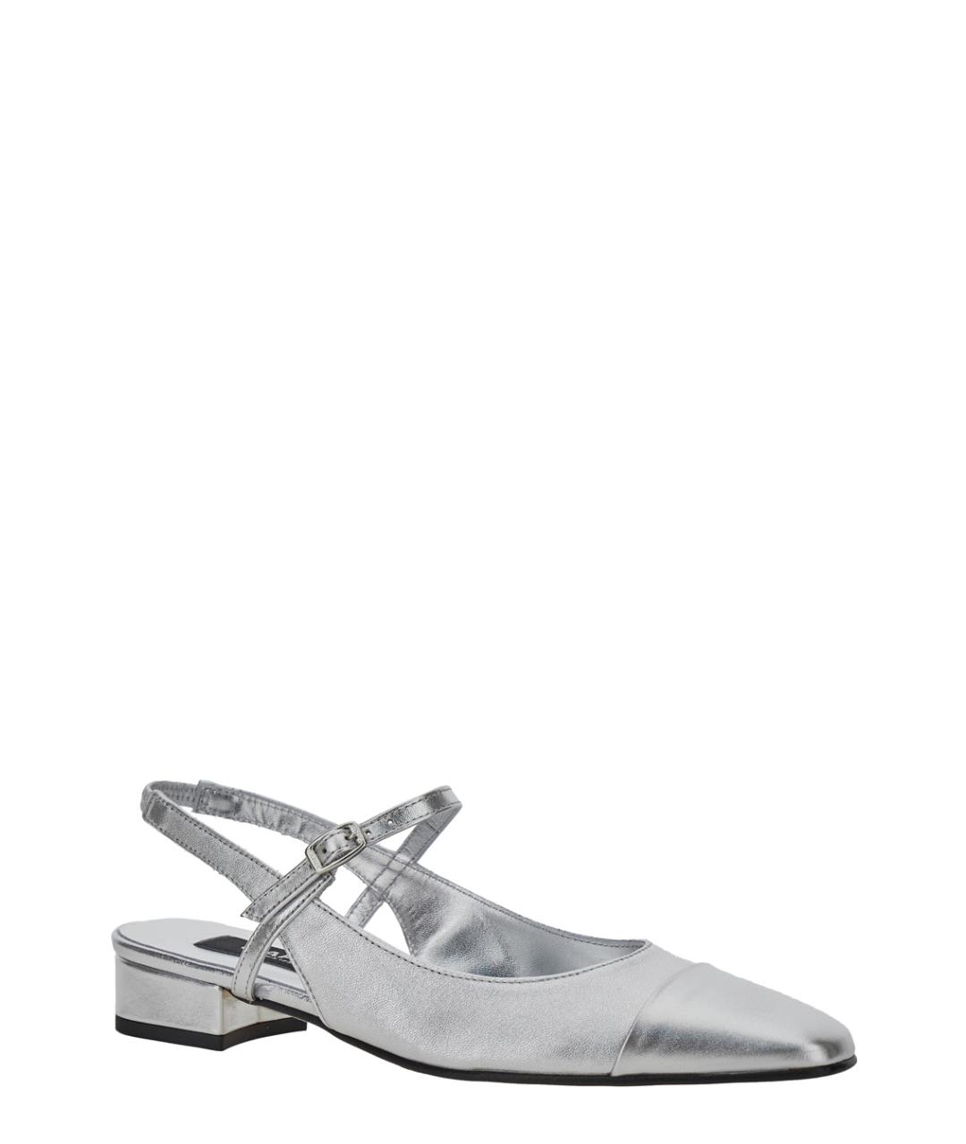 CAREL Серебряные кожаные балетки, фото 2