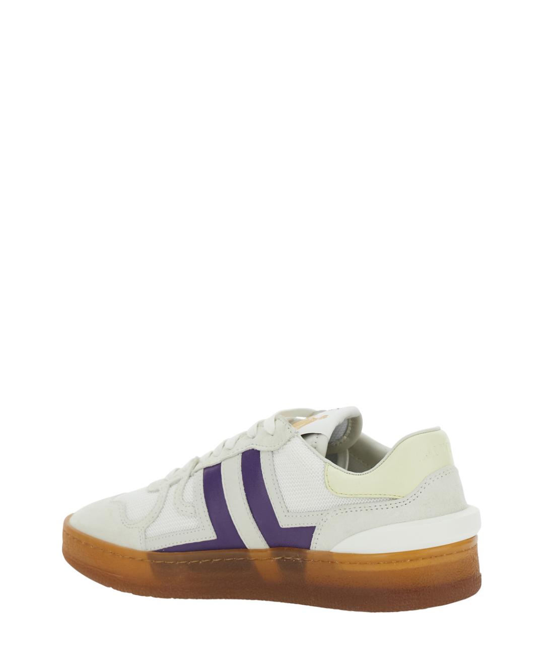 LANVIN Белые кожаные кроссовки, фото 3