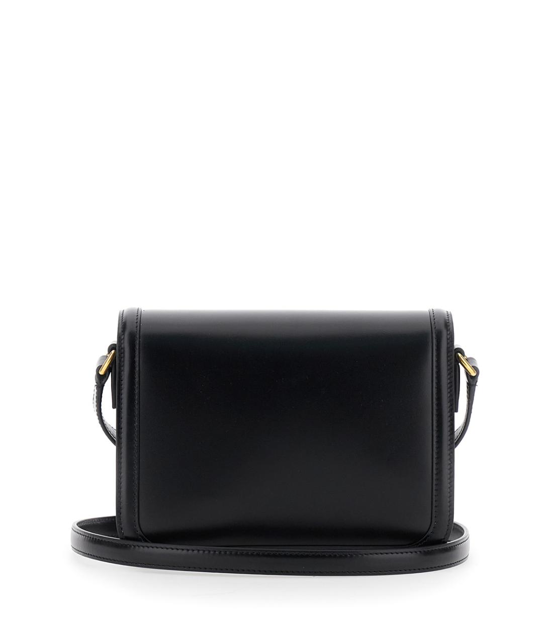 VALENTINO Черная кожаная сумка через плечо, фото 2