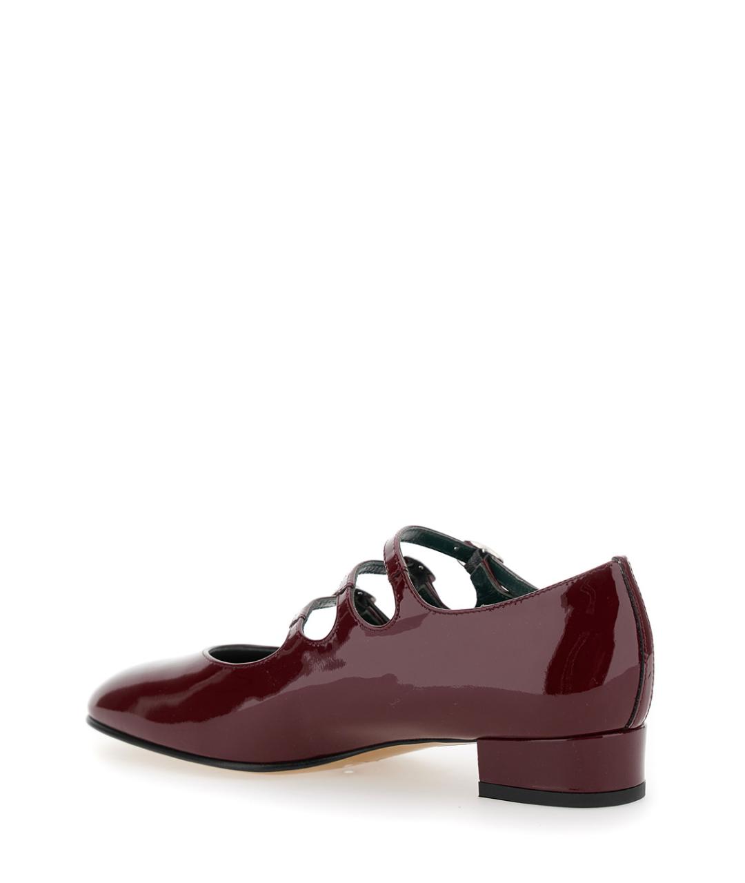 CAREL Бордовые кожаные туфли, фото 3