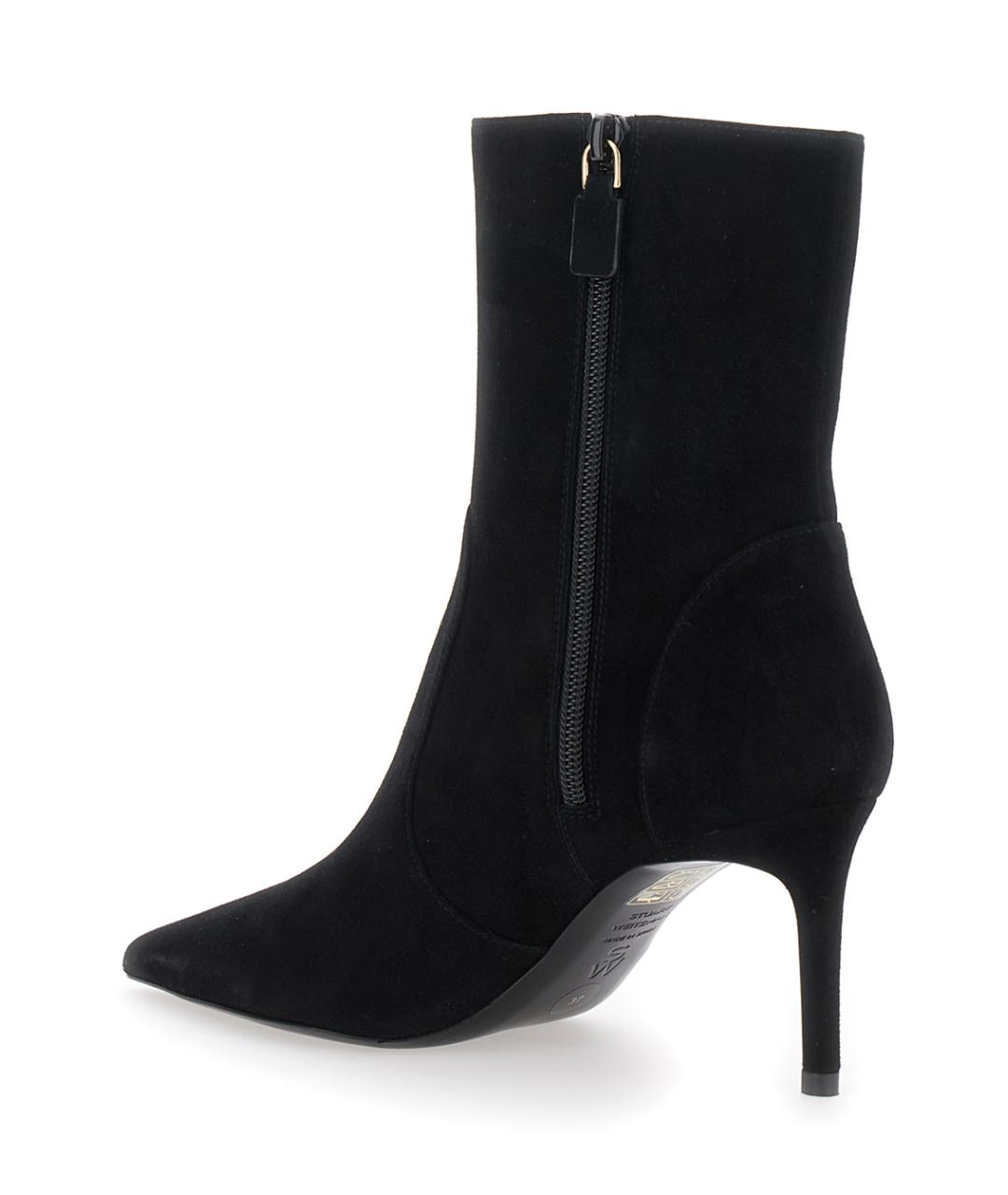 STUART WEITZMAN Черные замшевые сапоги, фото 3