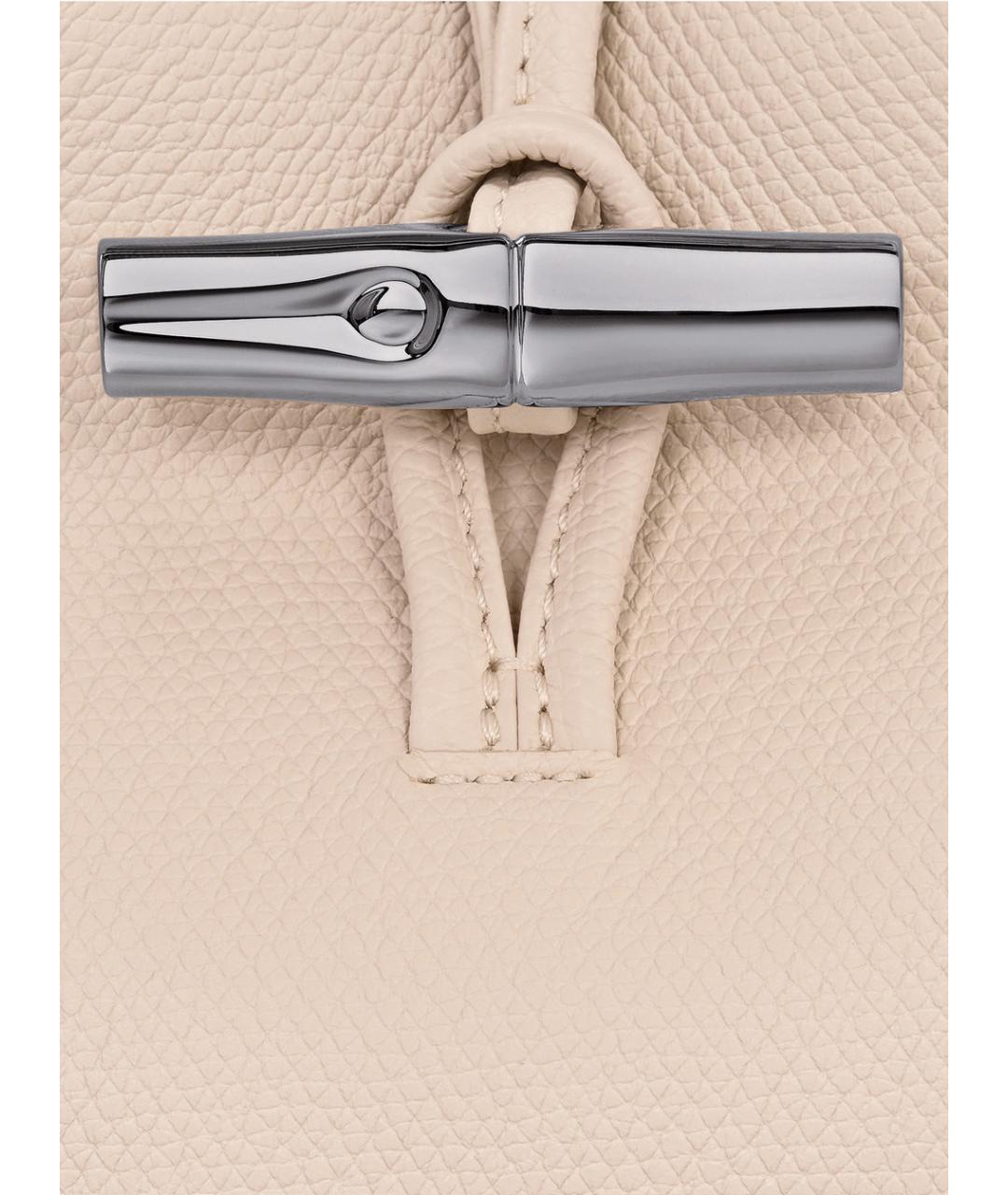 LONGCHAMP Розовая кожаная сумка с короткими ручками, фото 2