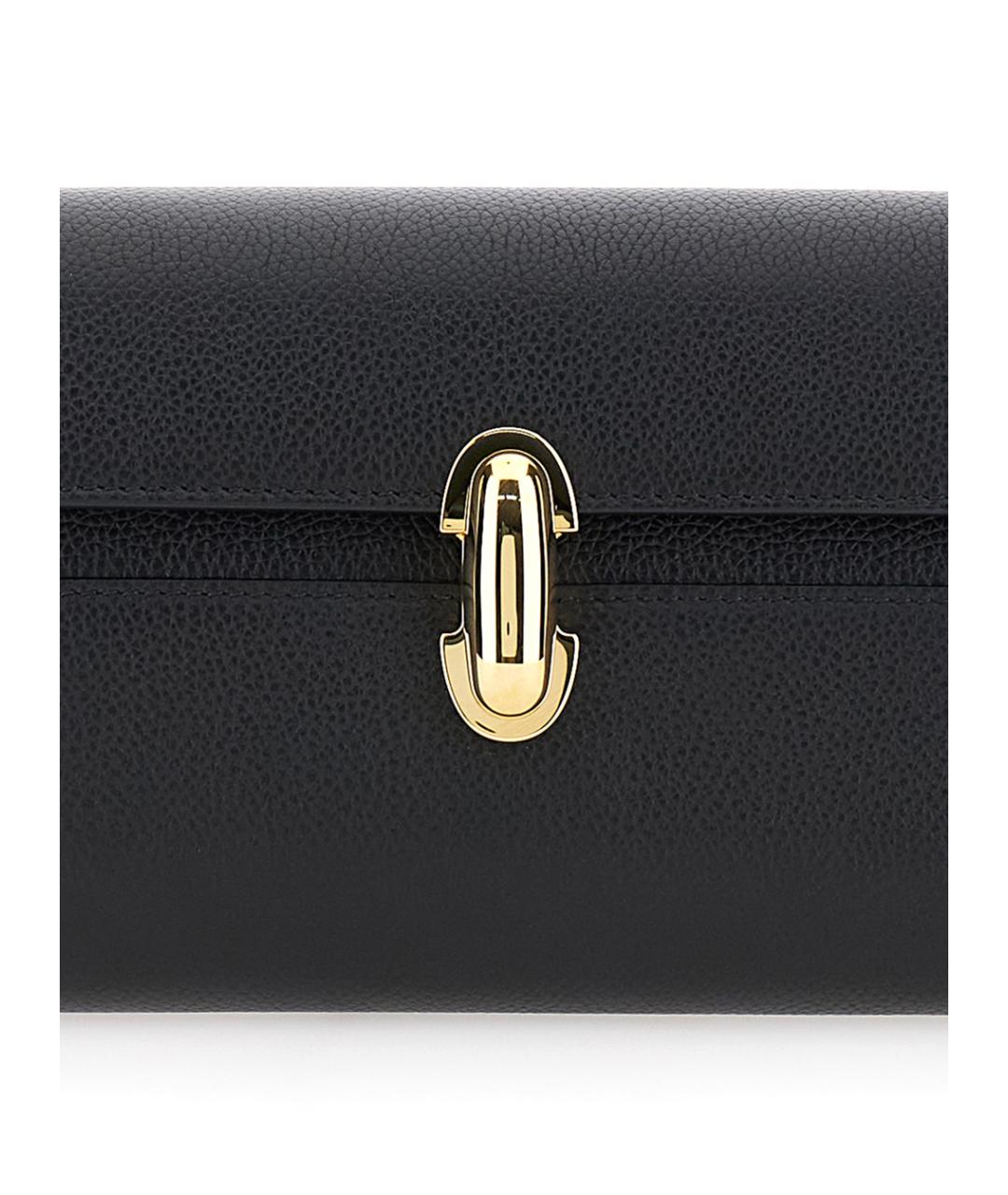 Savette Черная кожаная сумка через плечо, фото 3