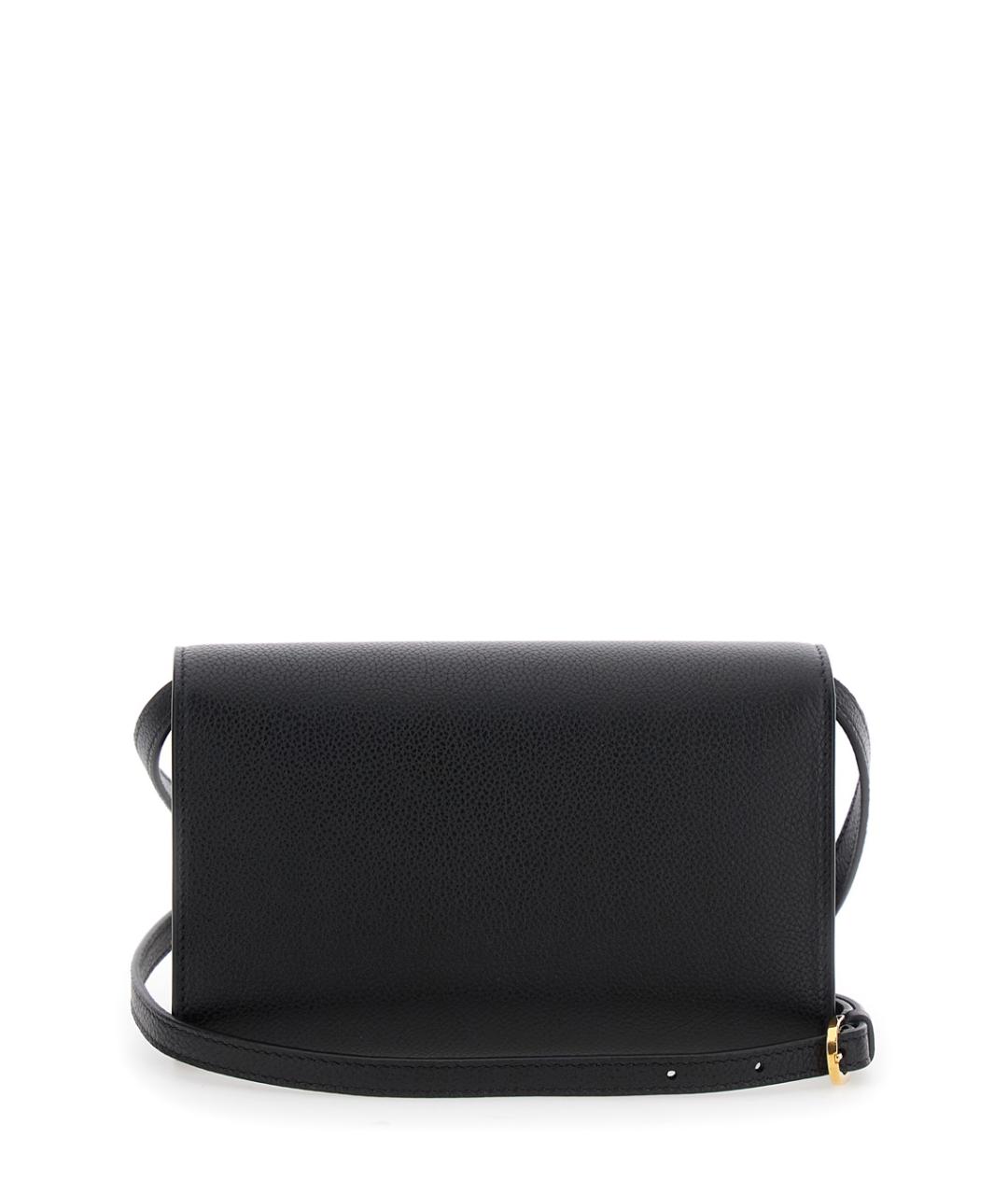 Savette Черная кожаная сумка через плечо, фото 2