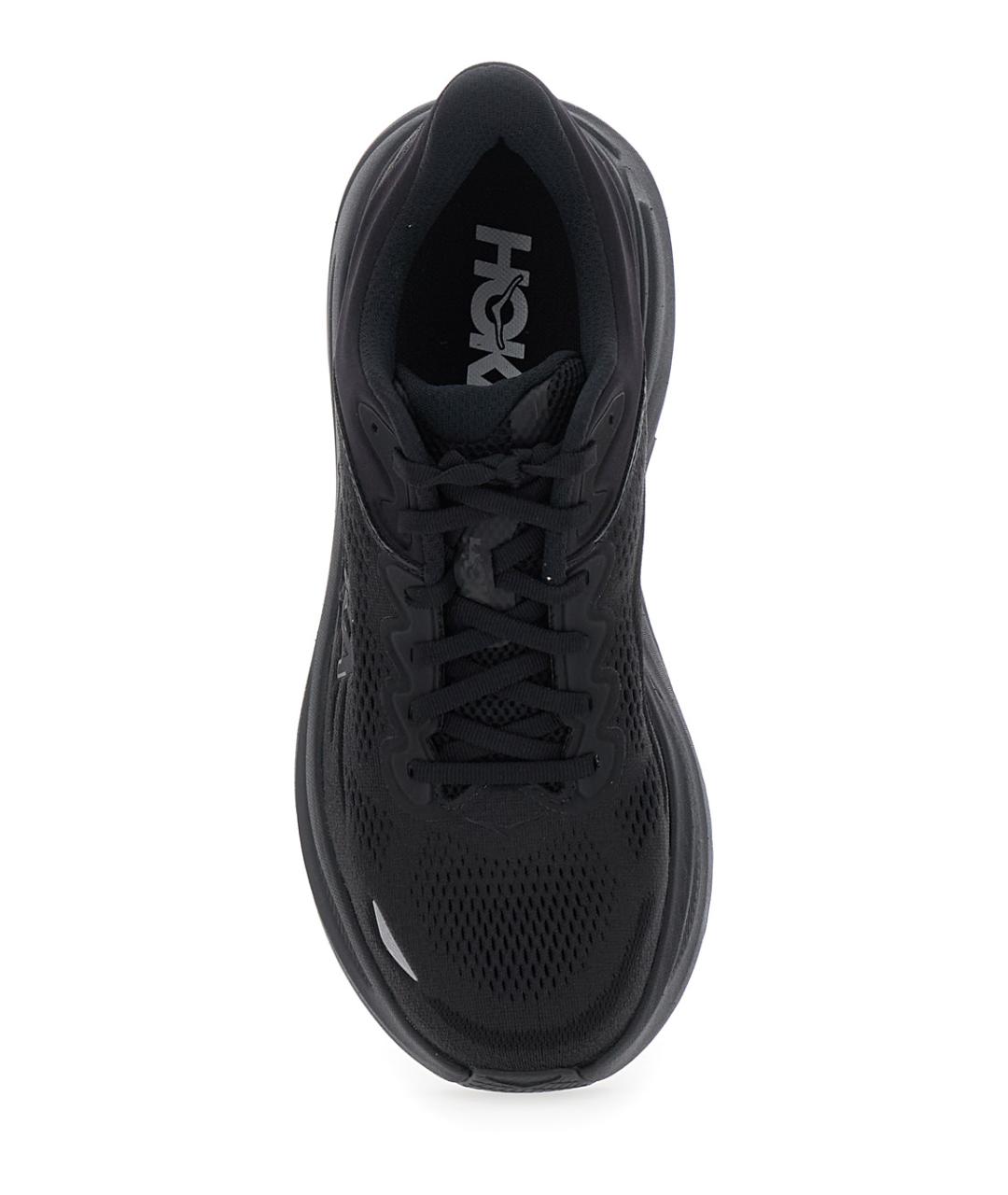 HOKA Черные текстильные кроссовки, фото 4