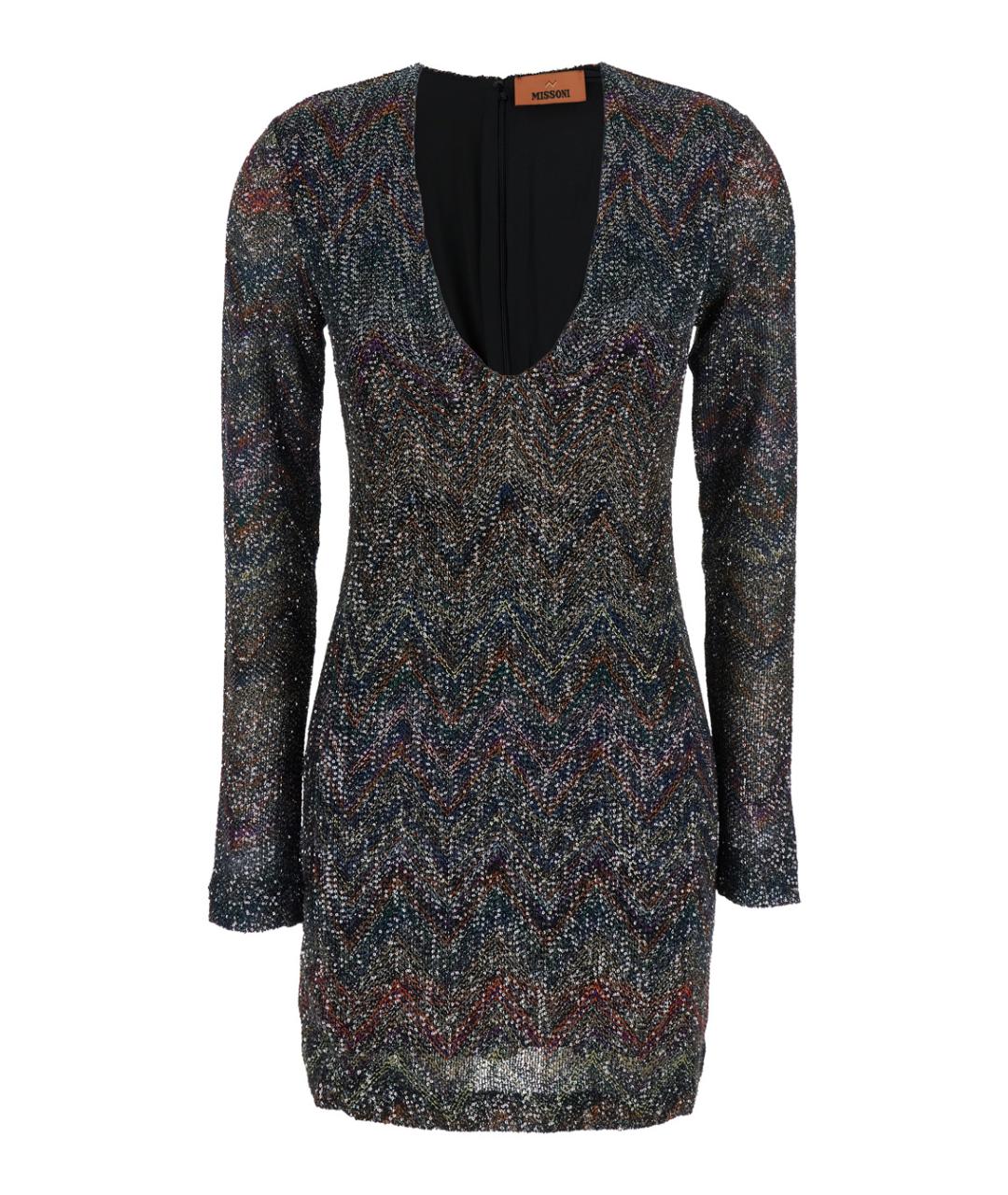 MISSONI Мульти вискозное повседневное платье, фото 1