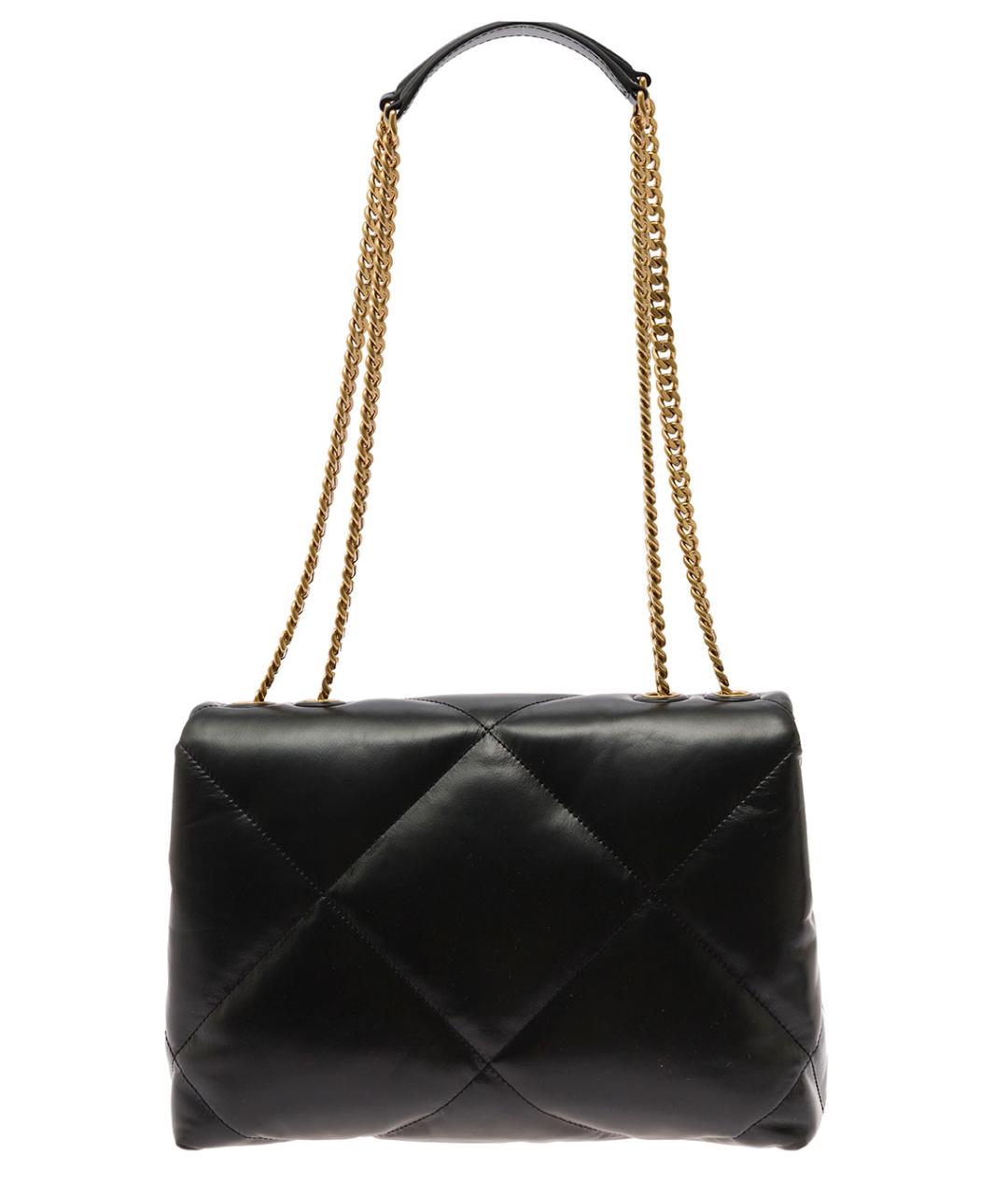 TORY BURCH Черная кожаная сумка через плечо, фото 4