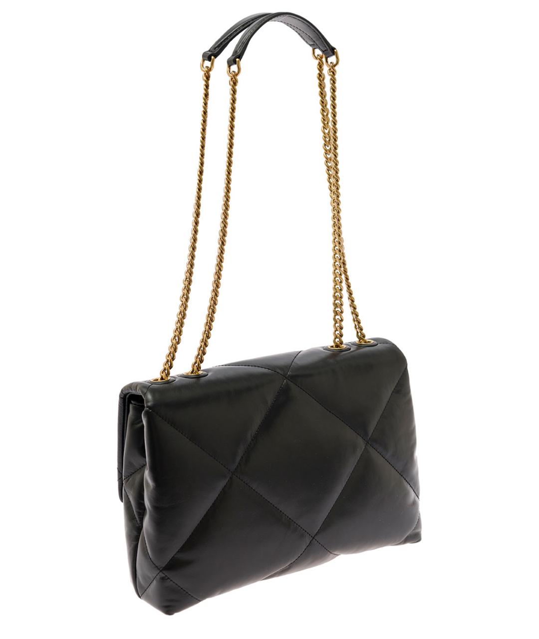 TORY BURCH Черная кожаная сумка через плечо, фото 3