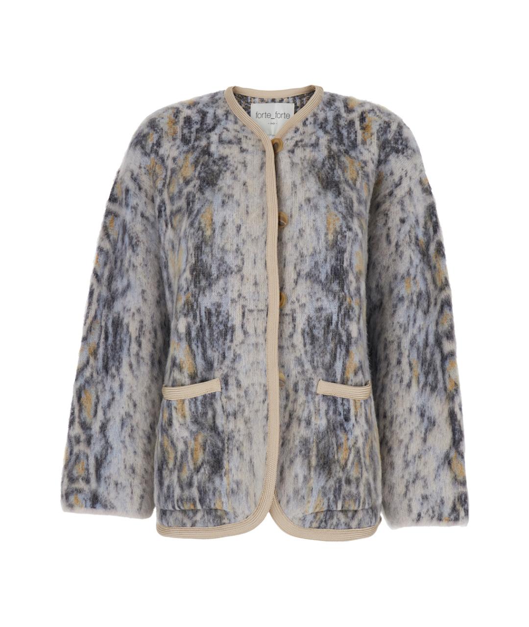 FORTE FORTE Мульти шерстяной кардиган, фото 1