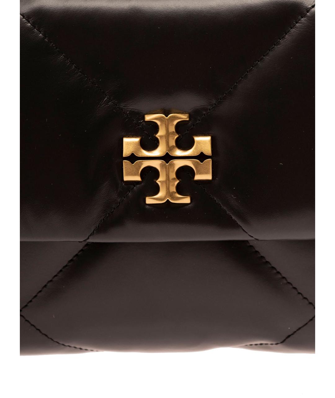 TORY BURCH Черная кожаная сумка через плечо, фото 5