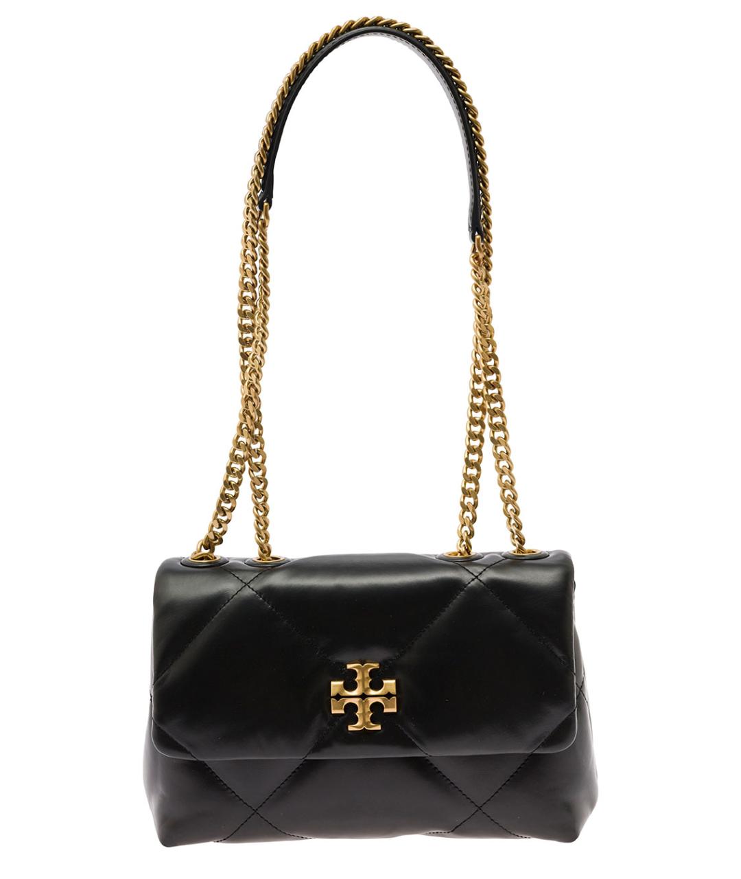 TORY BURCH Черная кожаная сумка через плечо, фото 1