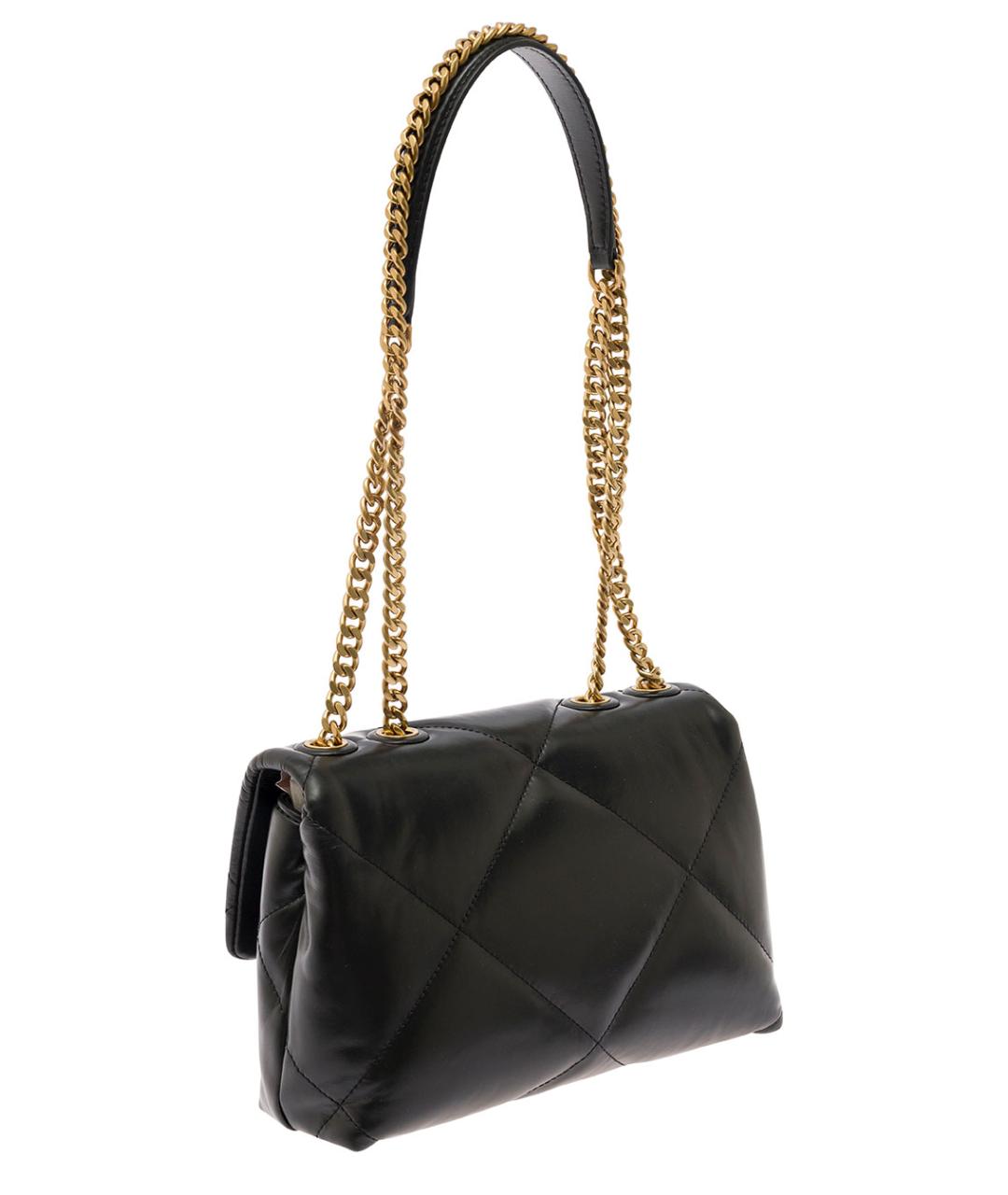 TORY BURCH Черная кожаная сумка через плечо, фото 3