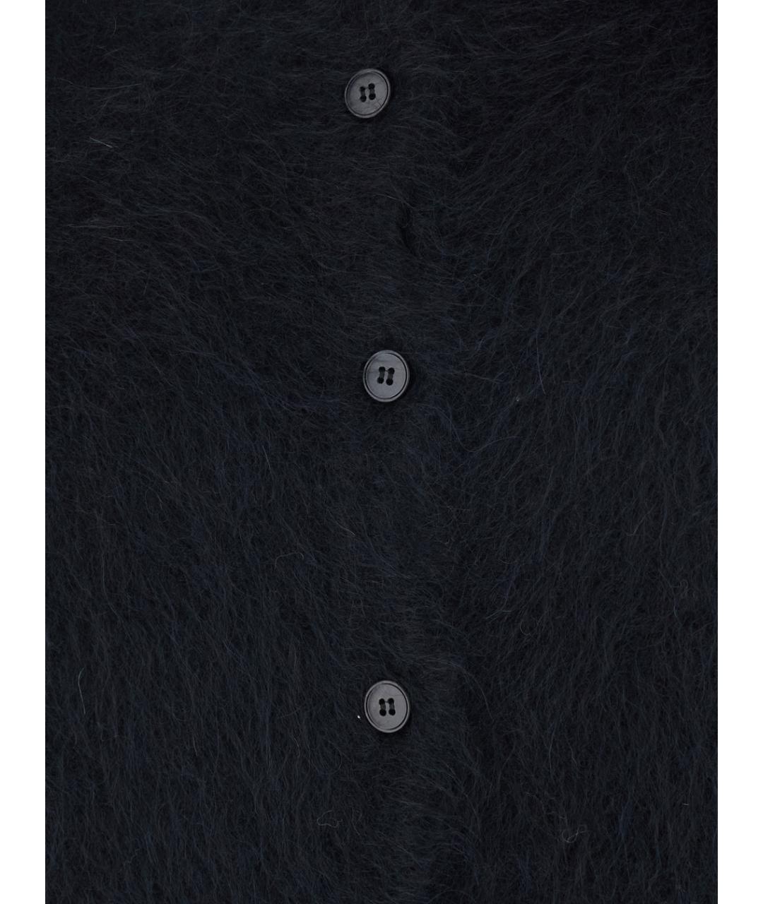 ANTONELLI Черный шерстяной кардиган, фото 3