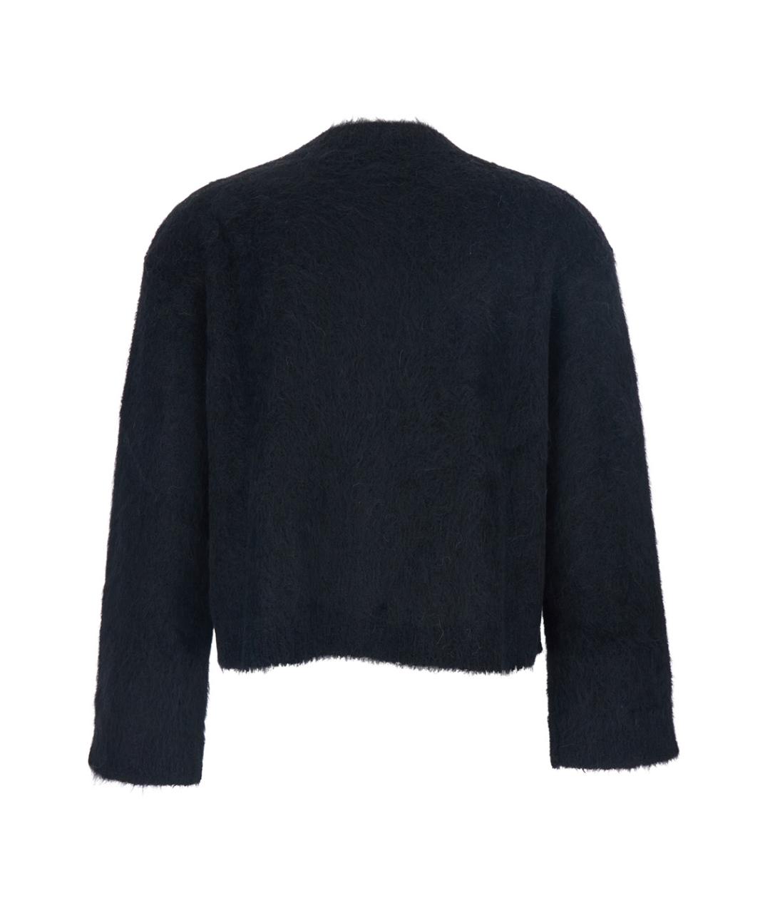 ANTONELLI Черный шерстяной кардиган, фото 2