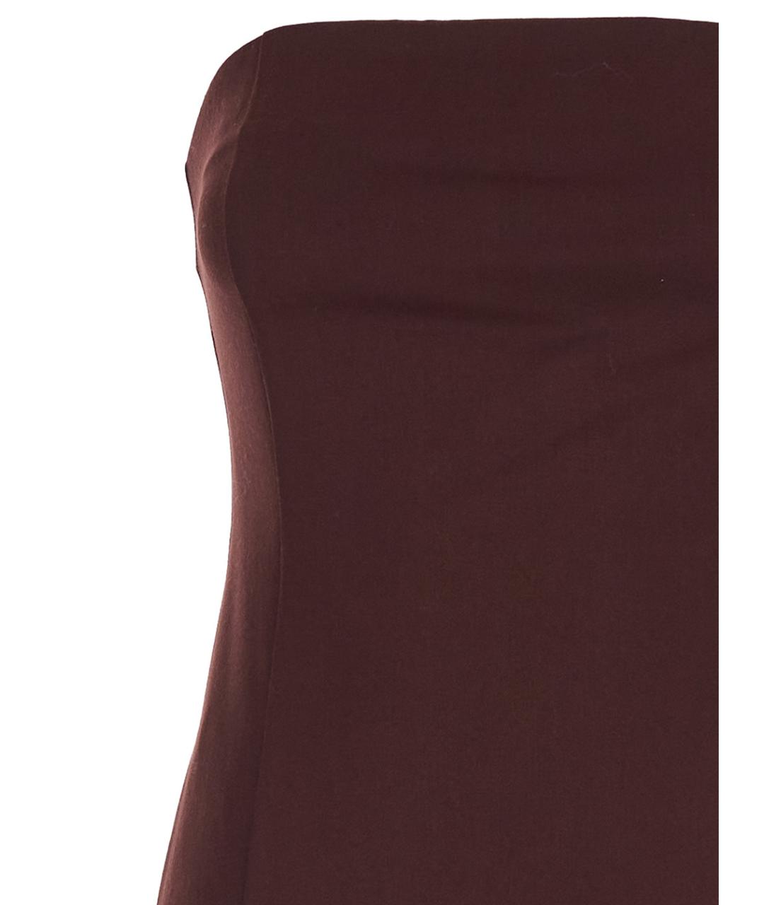 SEMICOUTURE Бордовое полиэстеровое вечернее платье, фото 3