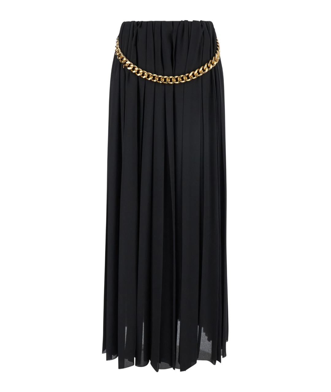 BALENCIAGA Черная полиэстеровая юбка макси, фото 1