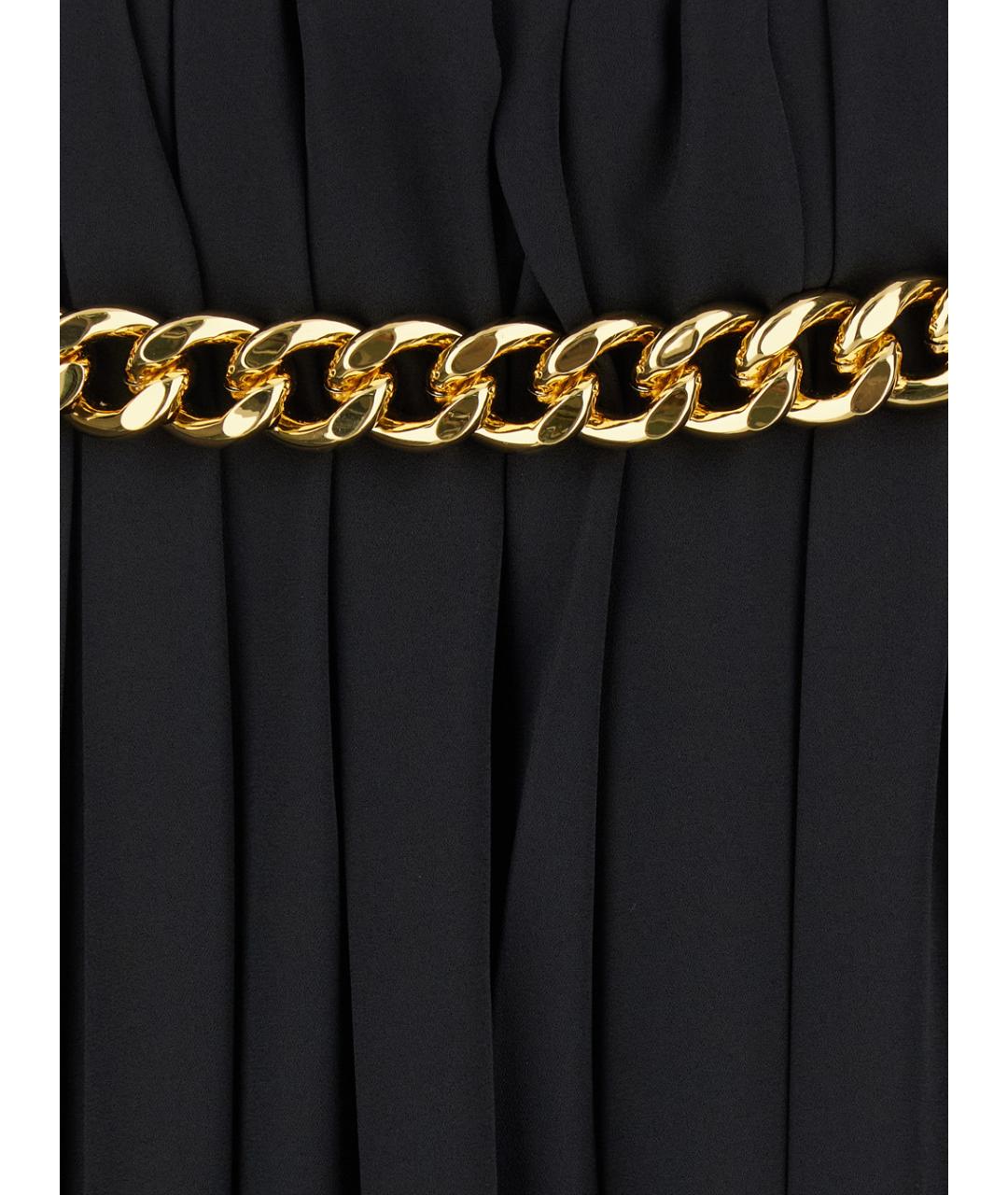 BALENCIAGA Черная полиэстеровая юбка макси, фото 3