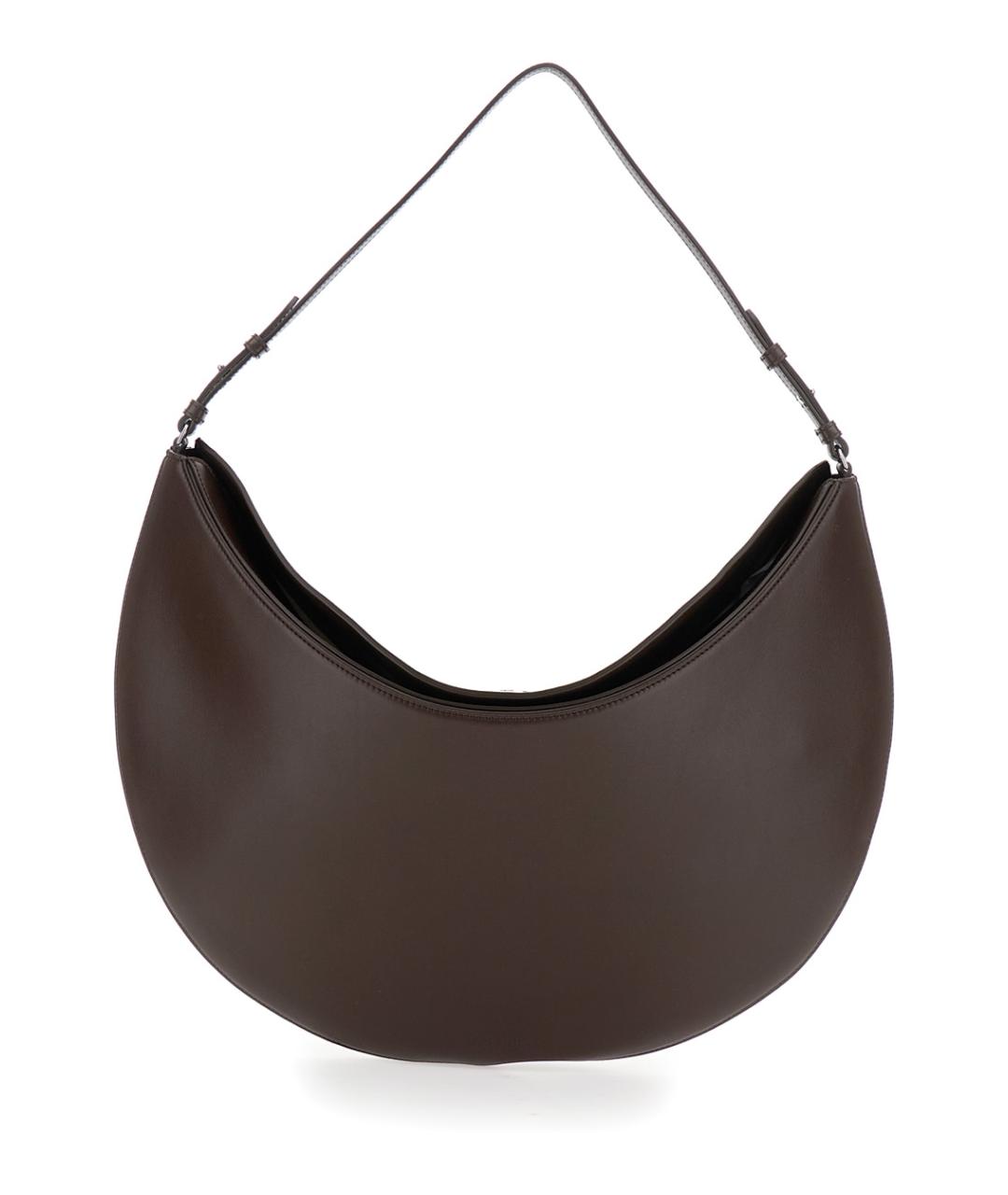 JACQUEMUS Коричневая кожаная сумка через плечо, фото 1