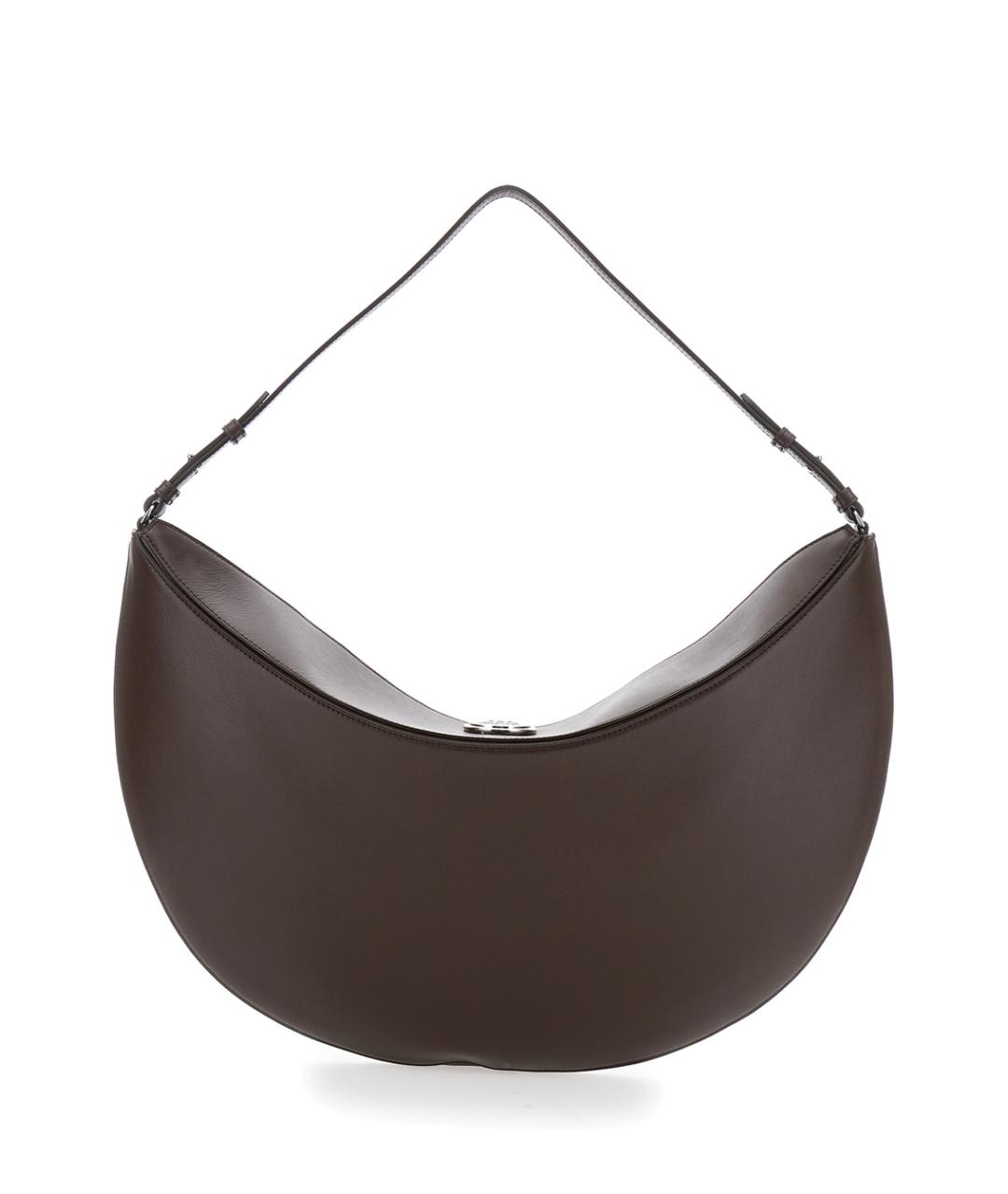 JACQUEMUS Коричневая кожаная сумка через плечо, фото 2