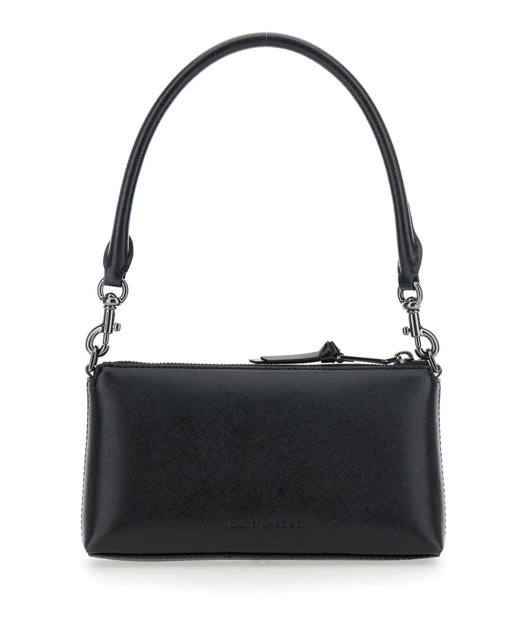 MARC JACOBS Черная кожаная сумка через плечо, фото 2