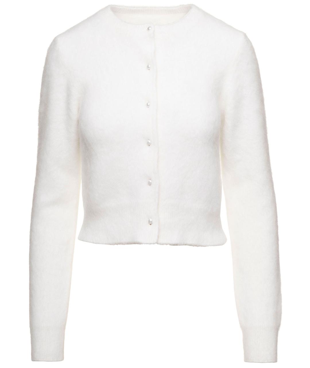 MAISON MARGIELA Белый шерстяной кардиган, фото 1