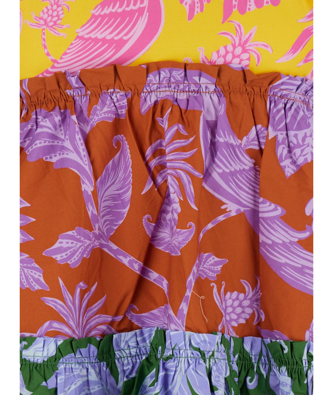 FARM RIO Мульти хлопковое повседневное платье, фото 3