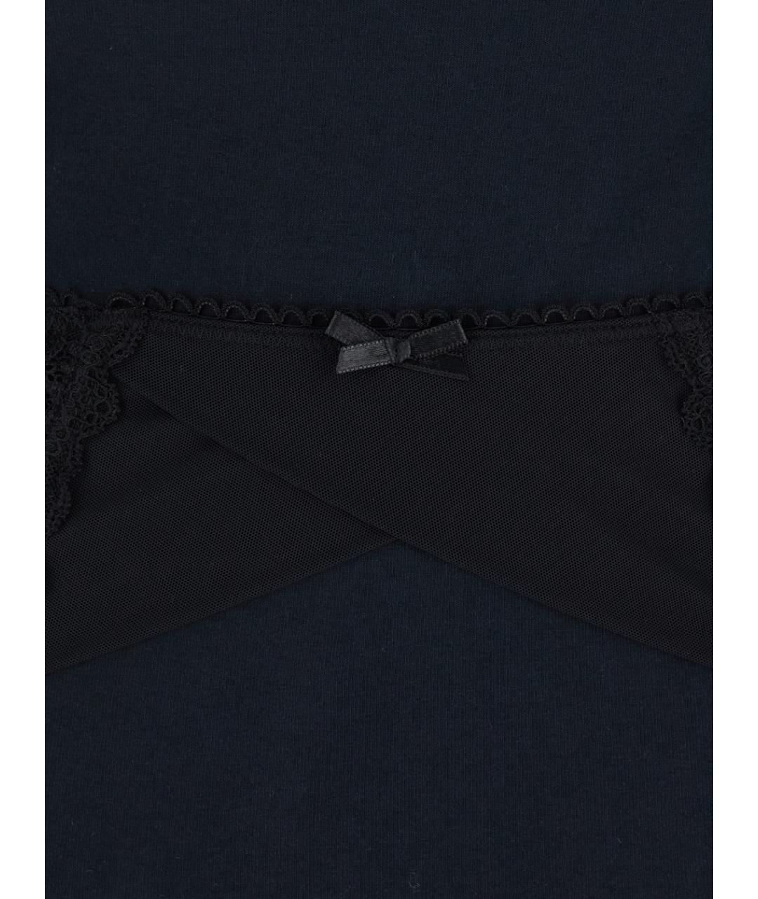 BALENCIAGA Черная хлопковая футболка, фото 3