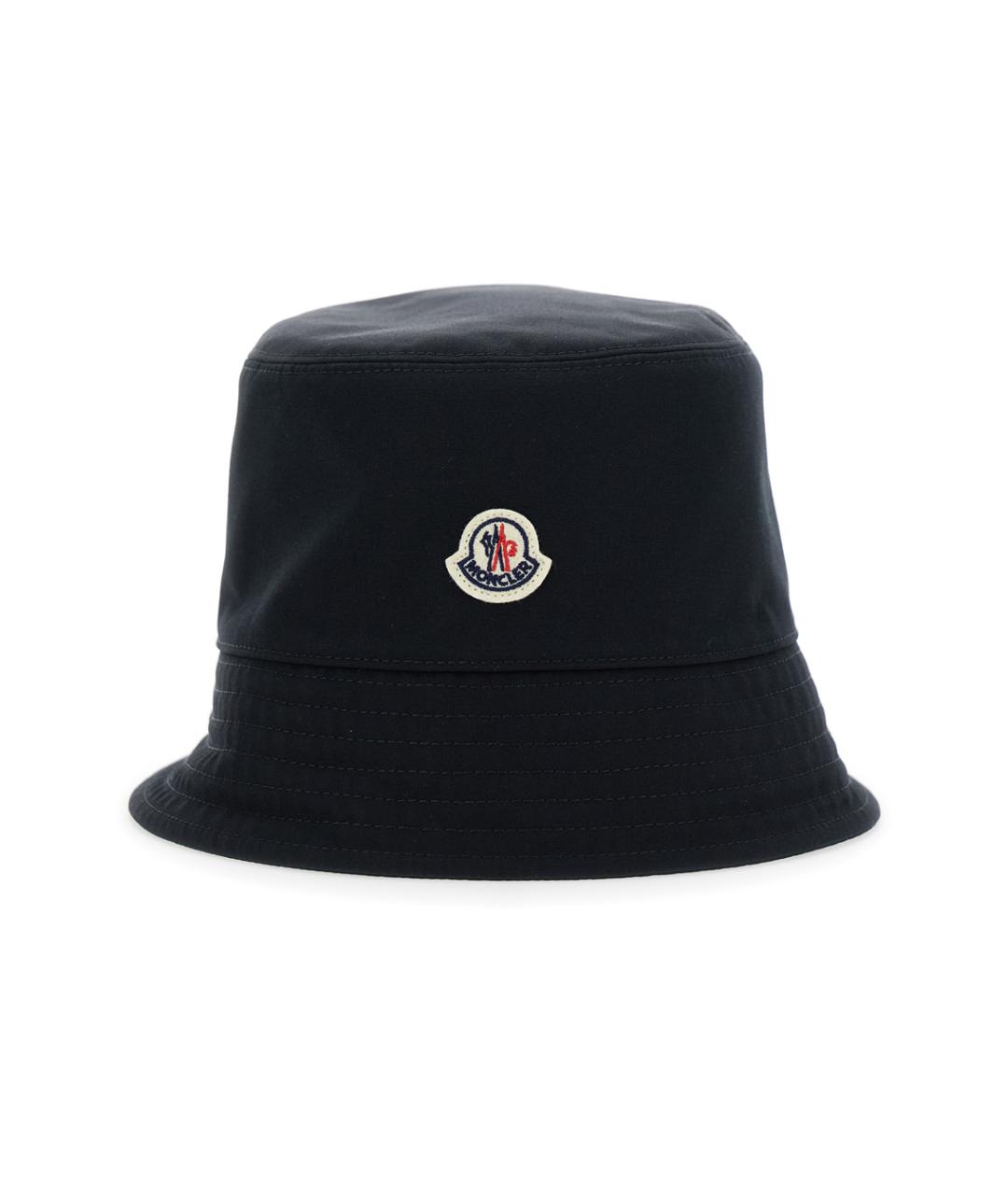 MONCLER Черная синтетическая панама, фото 1