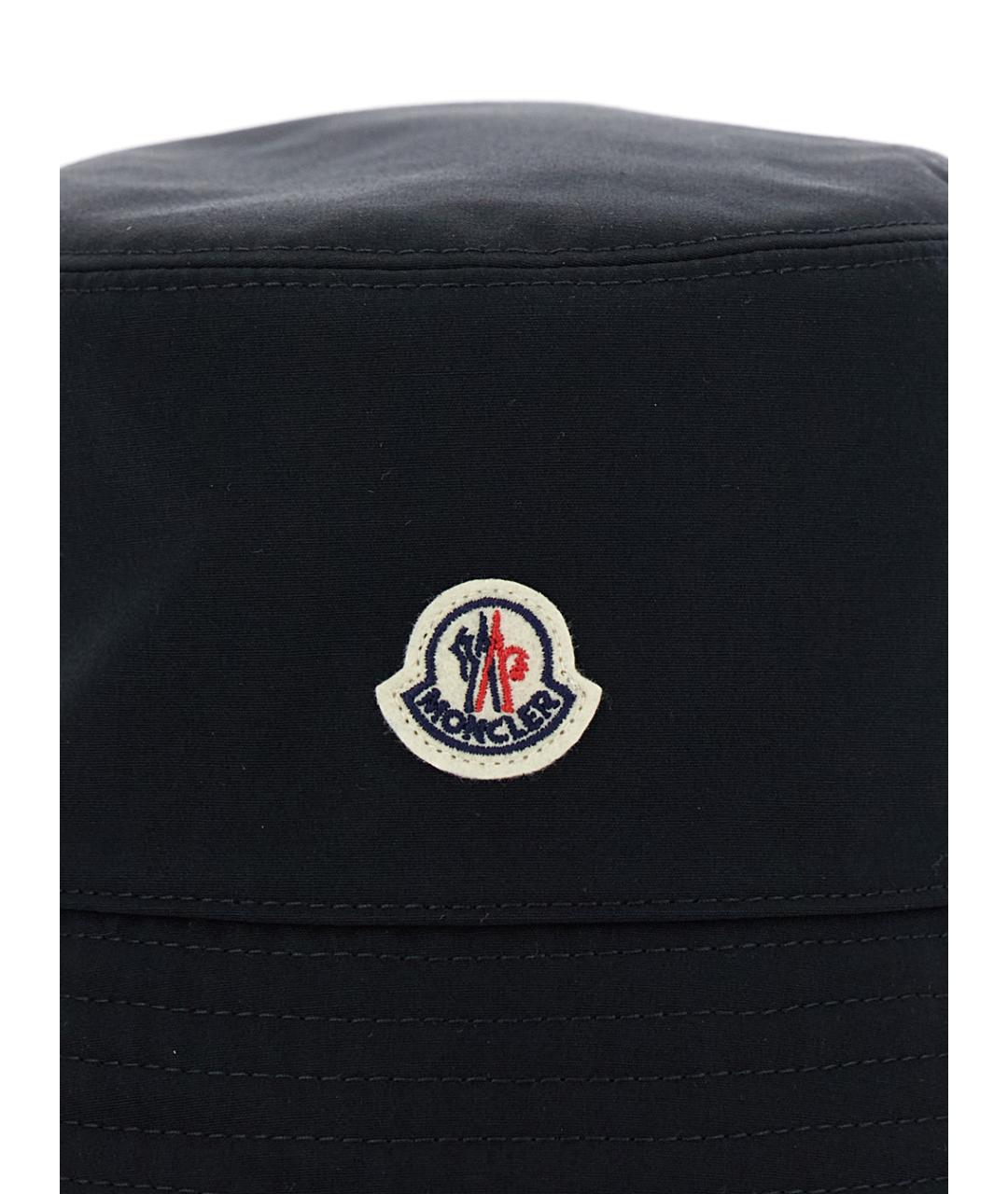 MONCLER Черная синтетическая панама, фото 3