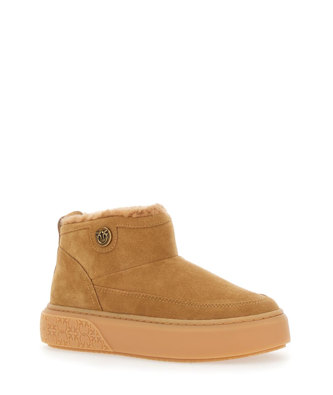 PINKO Бежевые замшевые ботинки, фото 2