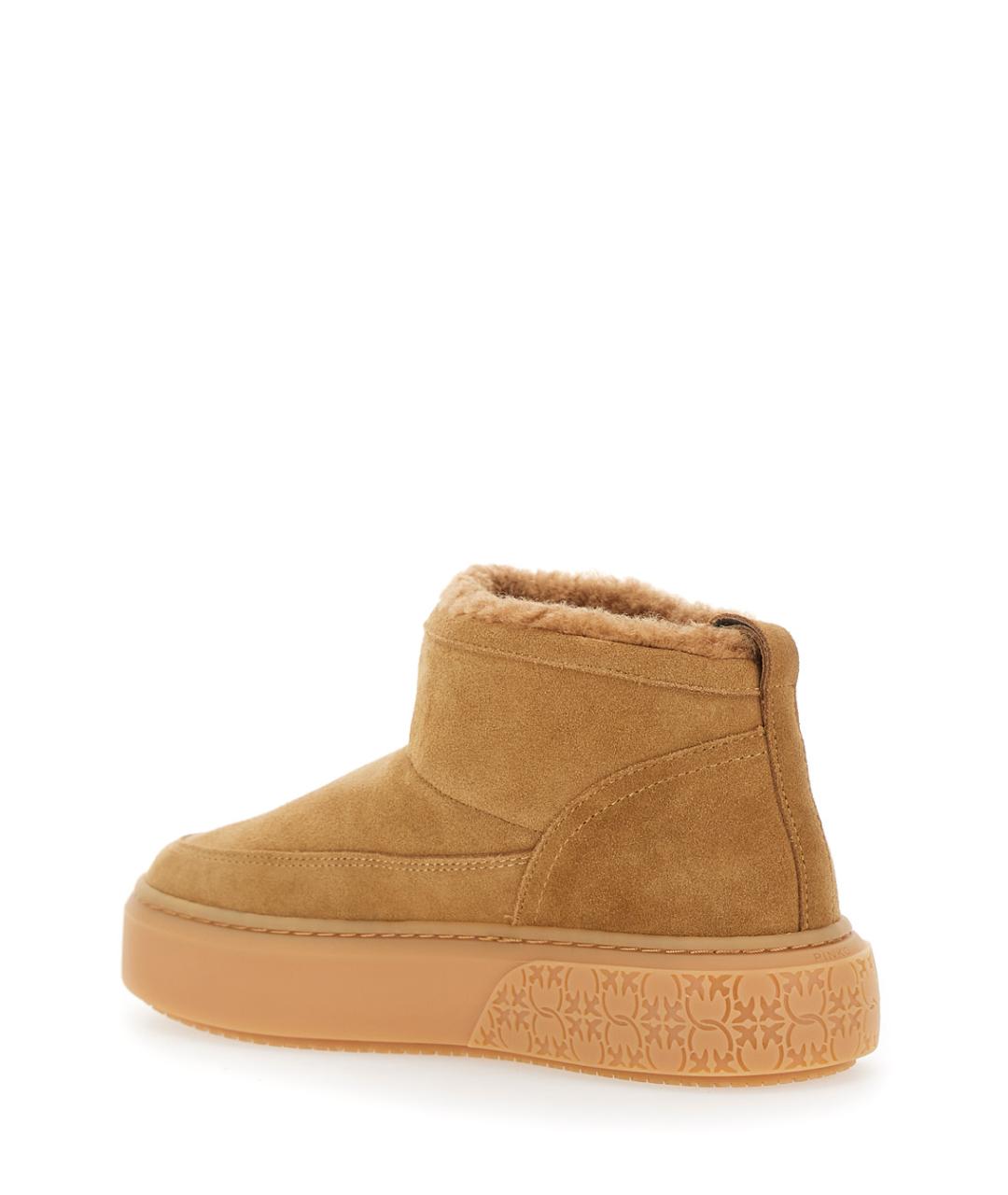 PINKO Бежевые замшевые ботинки, фото 3