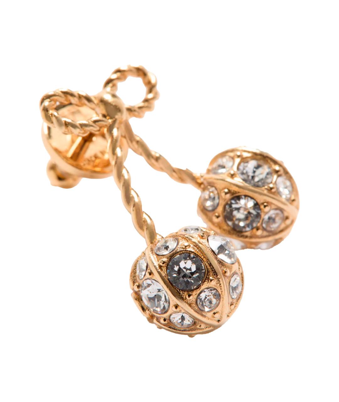 VALENTINO Золотые металлические серьги, фото 2