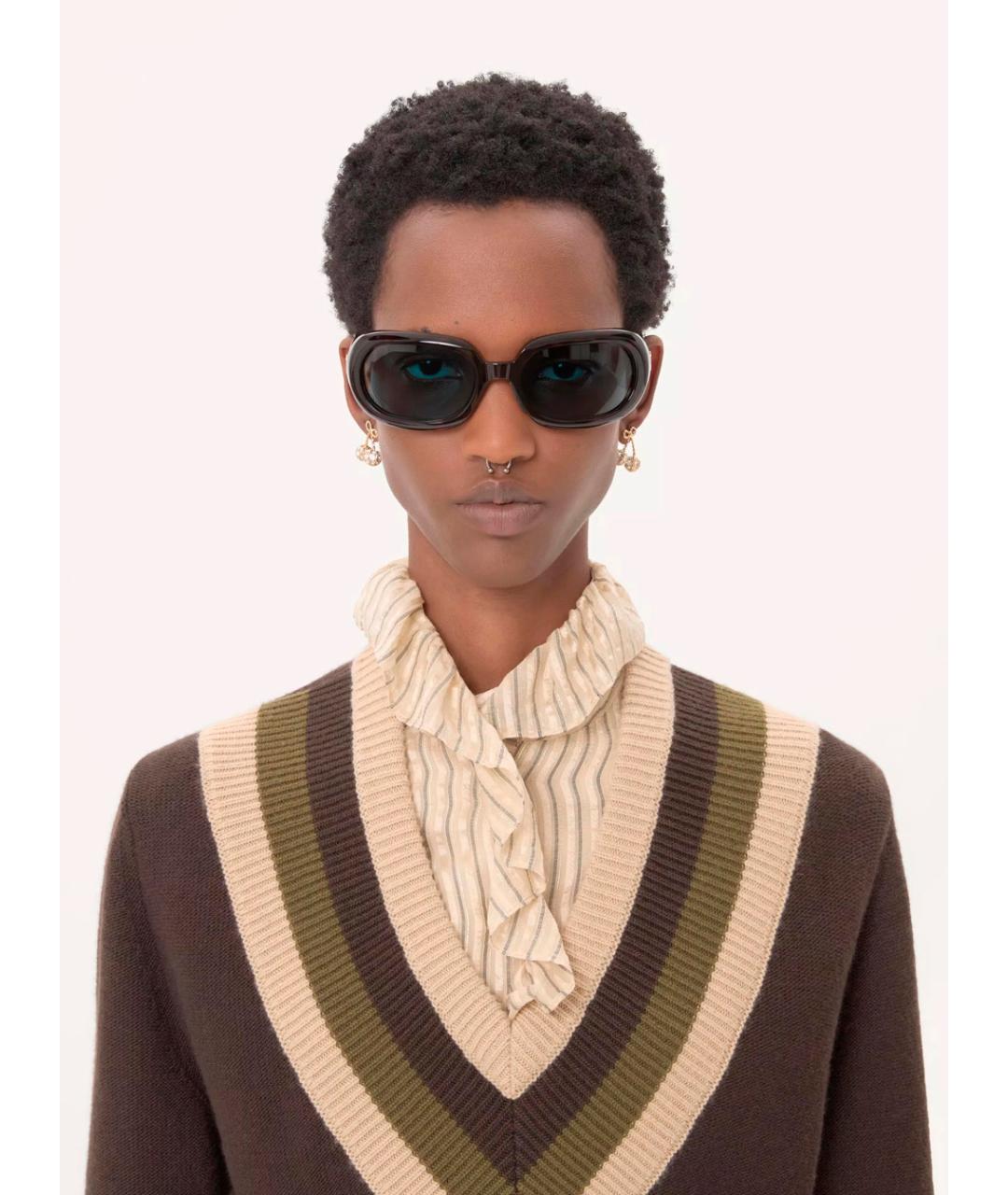 VALENTINO Золотые металлические серьги, фото 3