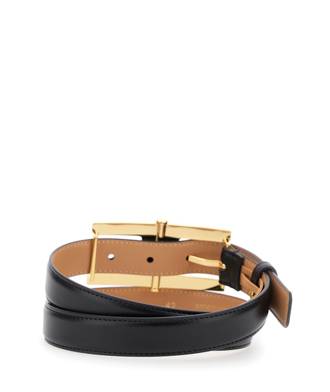 ELISABETTA FRANCHI Черный ремень, фото 2