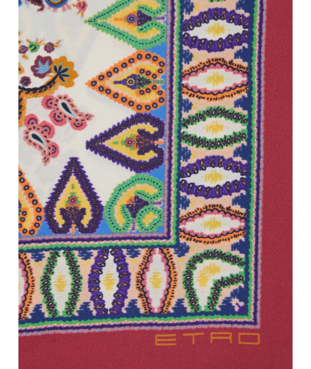 ETRO Мульти шелковый шарф, фото 3