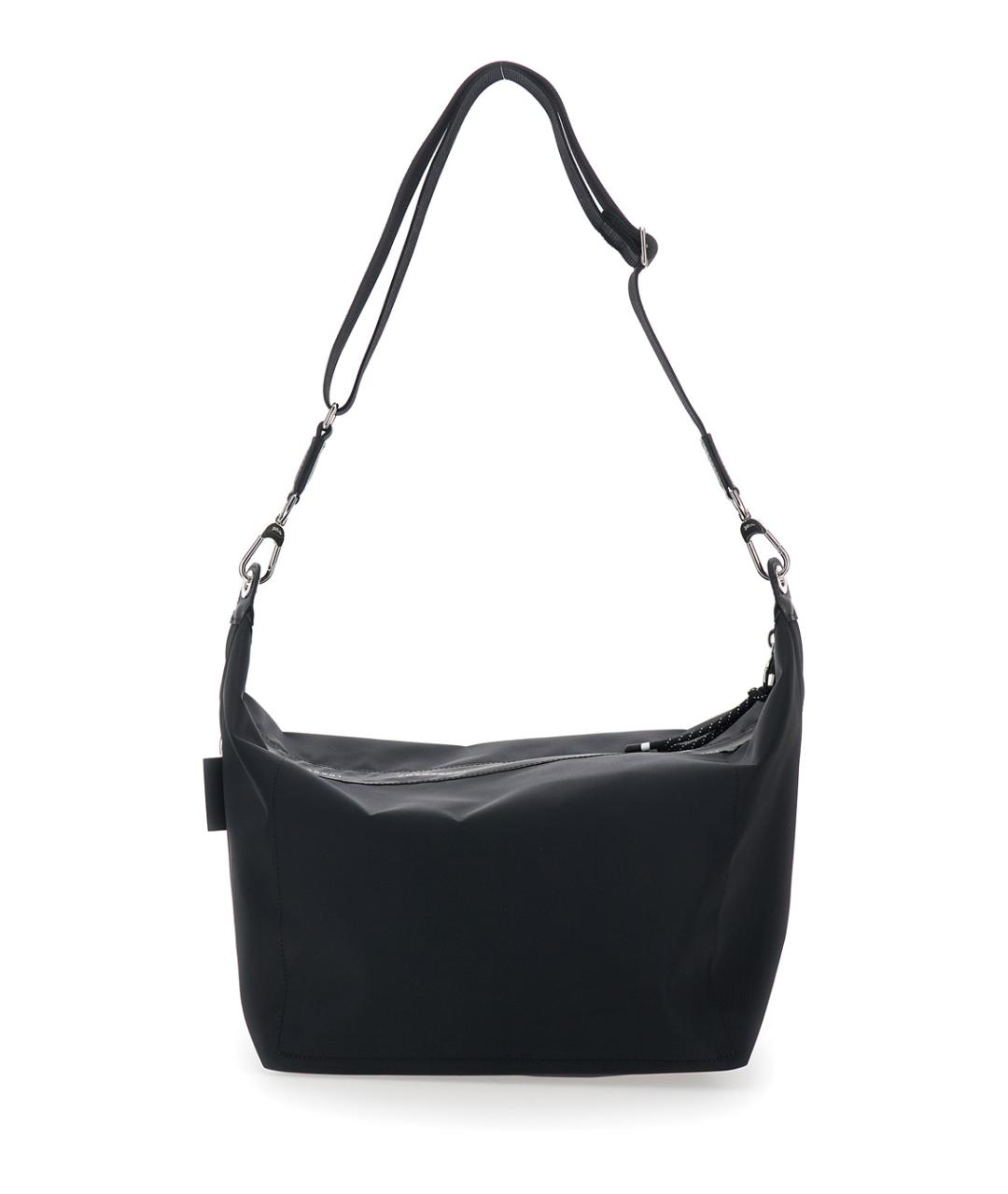 LONGCHAMP Черная синтетическая сумка через плечо, фото 2