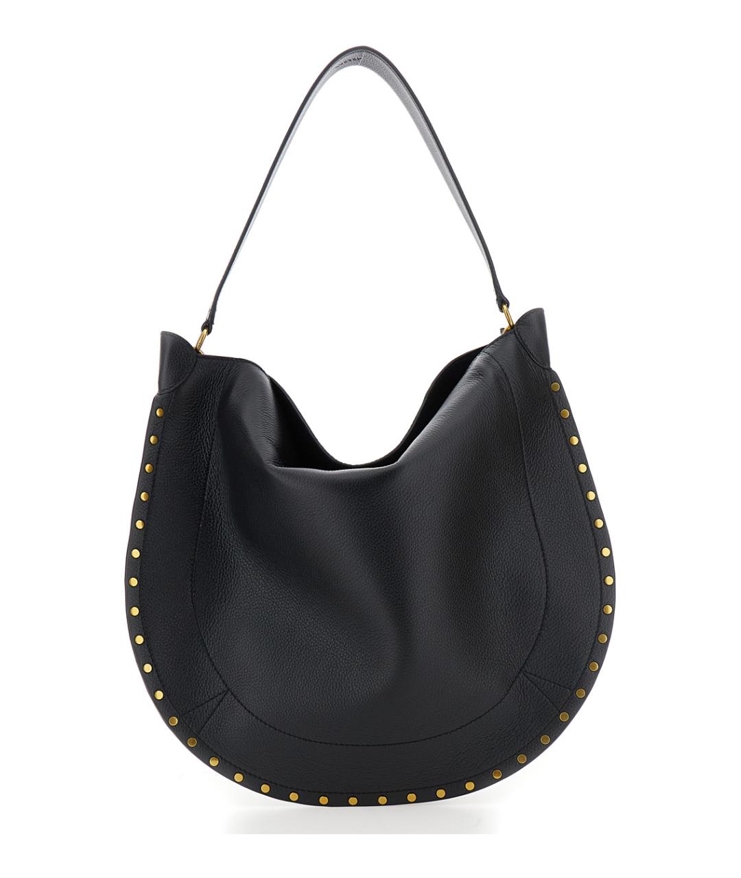 ISABEL MARANT Черная кожаная сумка через плечо, фото 2